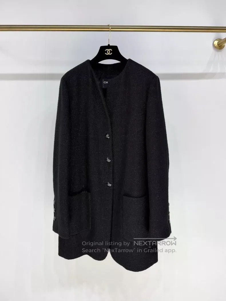 Chanel Chanel 21 Early Spring Black Fine Shiny Silk Woven Three-b Size XS / US 0-2 / IT 36-38 - 1 Thumbnail
