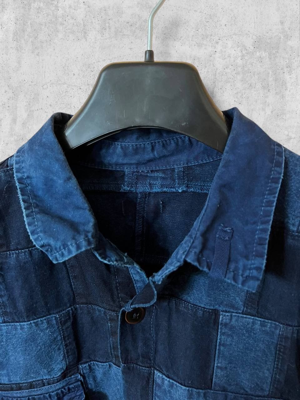 Japanese Brand VINTAGE PATCHWORK Denim Jacket jean OVERSHIRT y2k Size US L / EU 52-54 / 3 - 5 Thumbnail