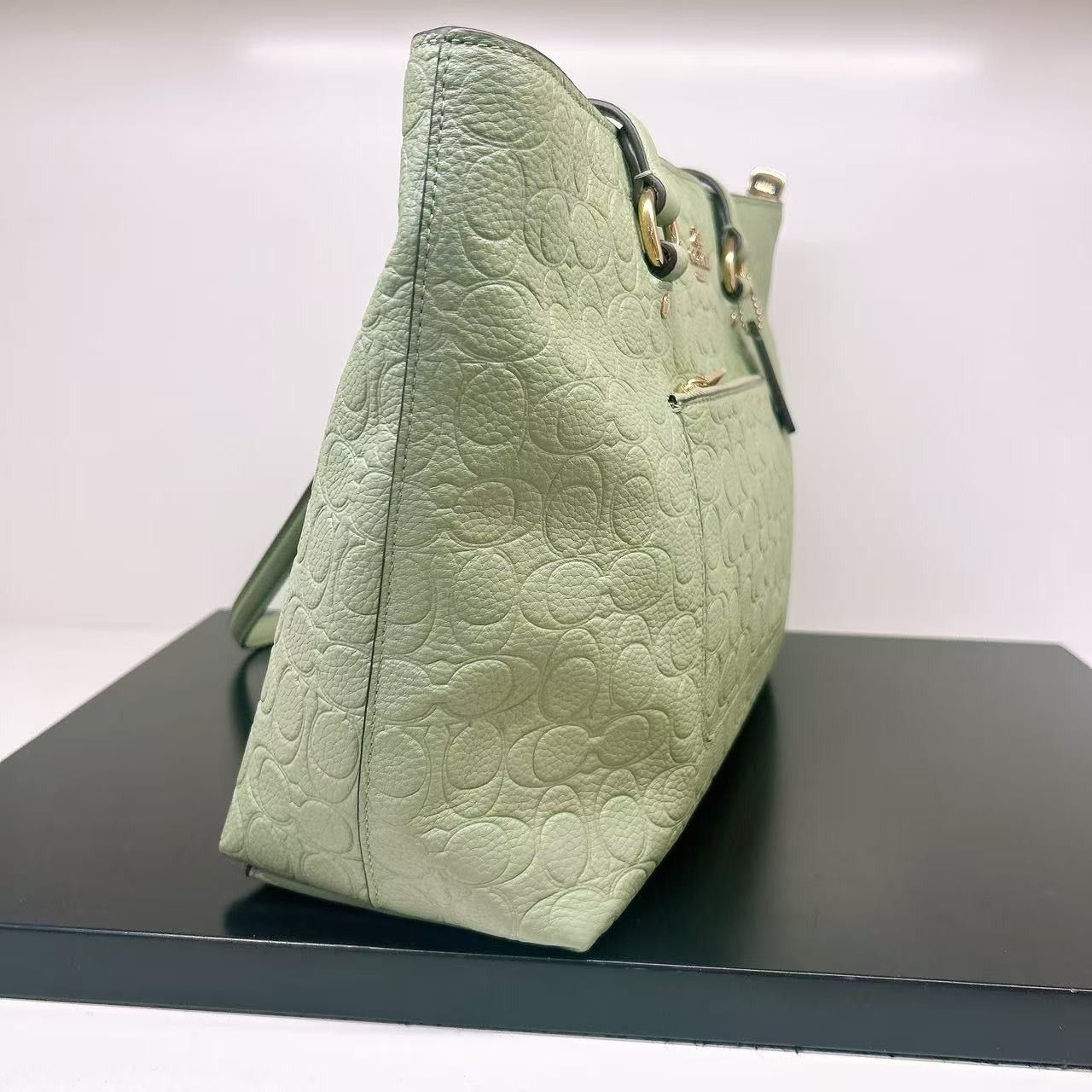 Coach Station Tote Bag In Signature Leather CEW04 Size ONE SIZE - 7 Thumbnail