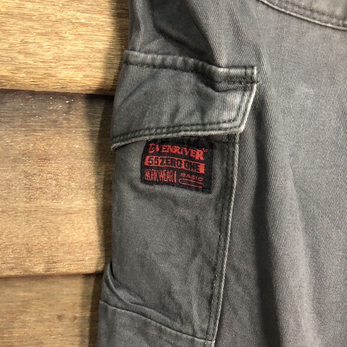 Japanese Brand DL Even River Dark Blue Cargo Multipocket Pants #S2780 Size US 35 - 18 Thumbnail