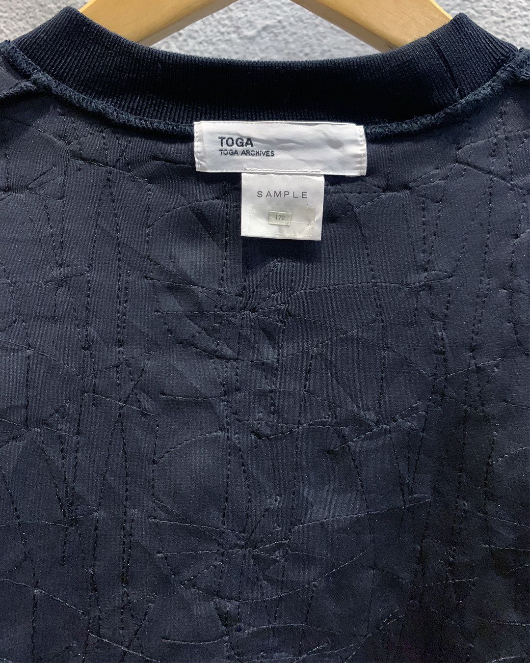 Toga Toga Archives "SAMPLE" Textured Loop Knit Sweatshirt Size US XL / EU 56 / 4 - 13 Thumbnail