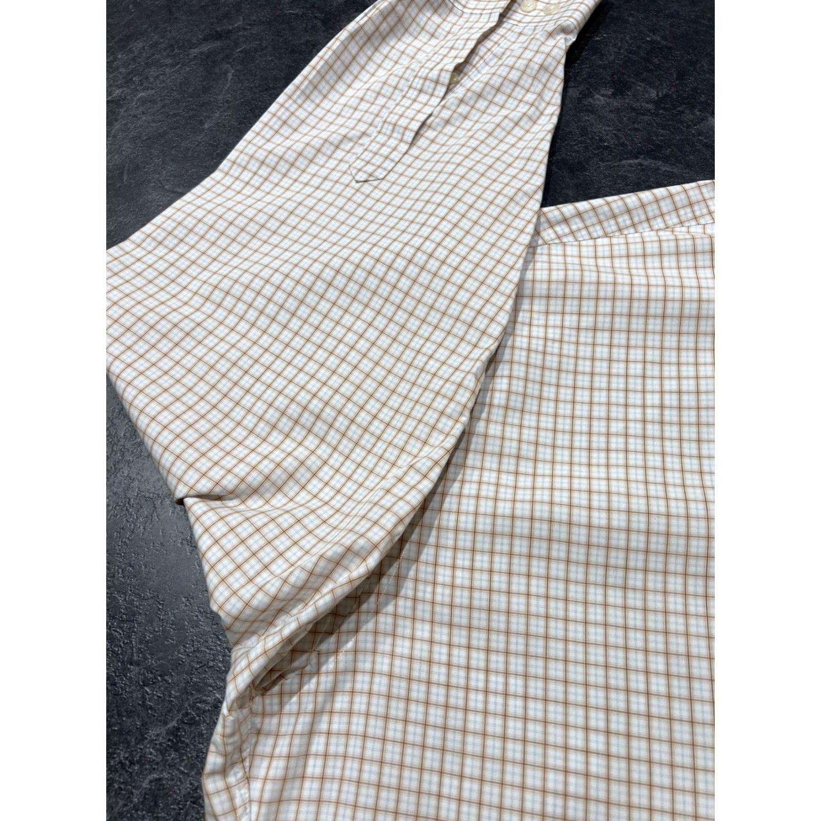 Brooks Brothers VINTAGE Brooks Brothers Men's Dress Shirt 2XL Traditional Fit Cotton Check Button-up Long Sleeve All Seasons Size 48R - 6 Thumbnail