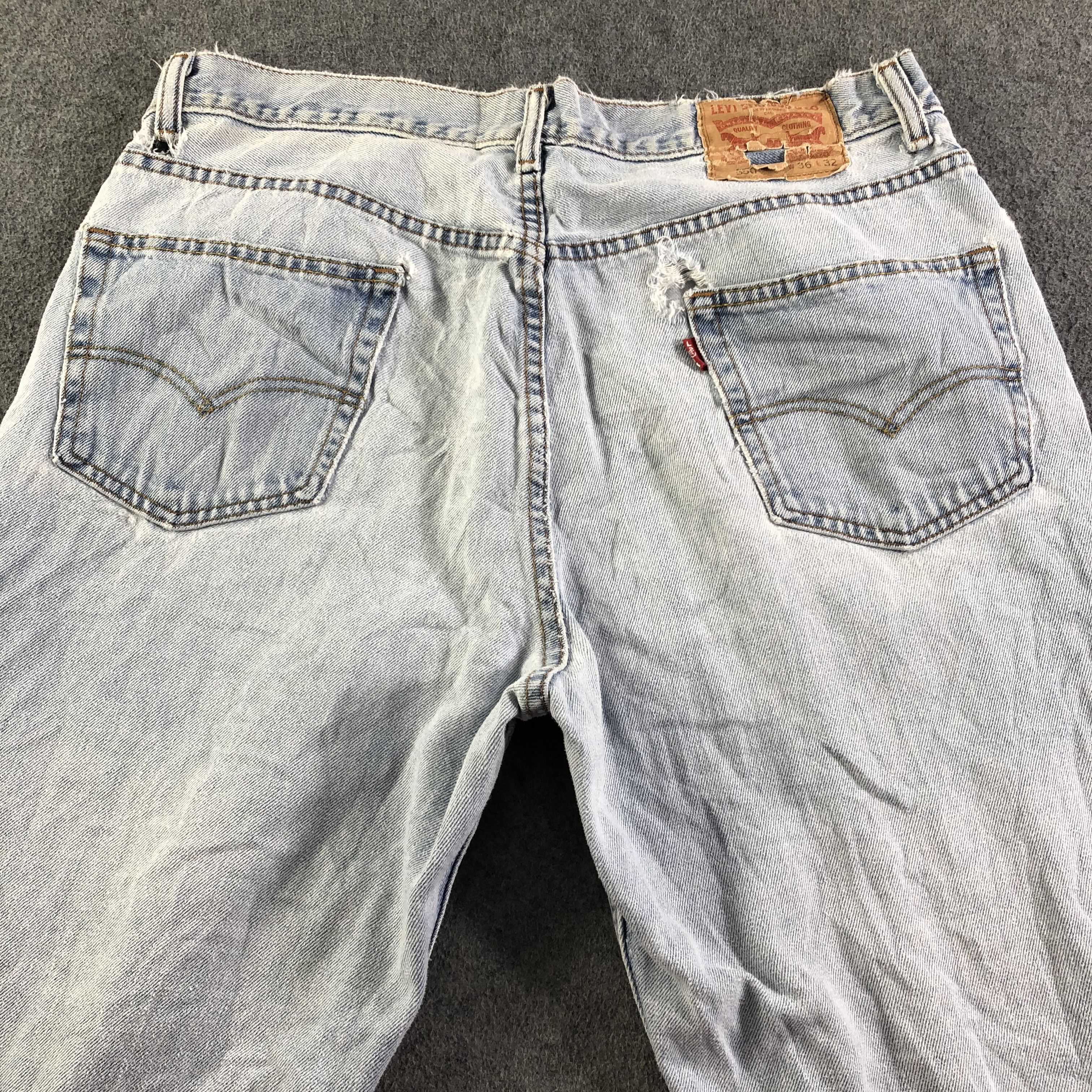Levi's Vintage Light Wash Levis 550 Jeans-J3708 Size US 36 / EU 52 - 4 Thumbnail