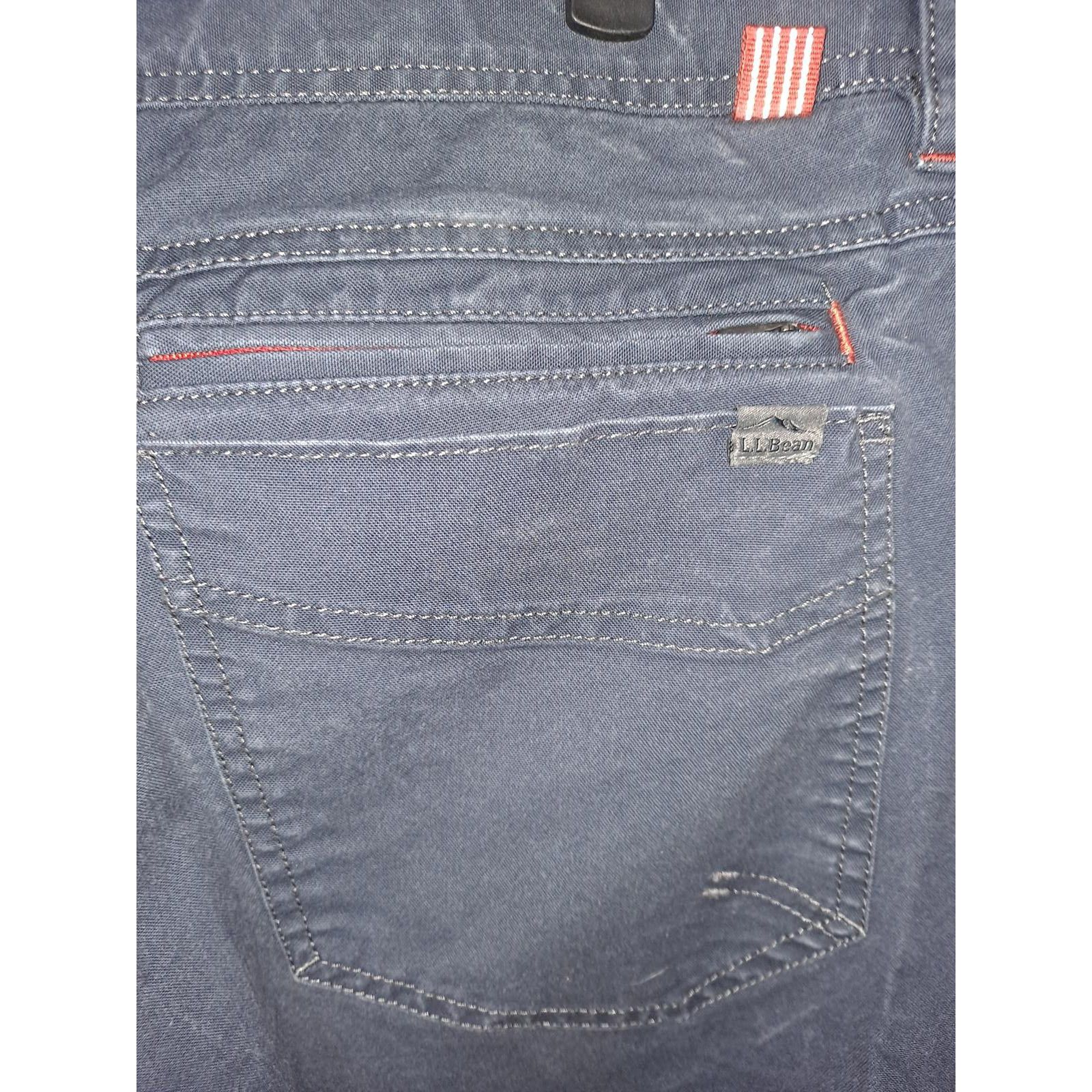 L.L. Bean L.L. Bean Navy Blue Chino Cotton Blend Size 38x30 Size US 38 / EU 54 - 4 Thumbnail