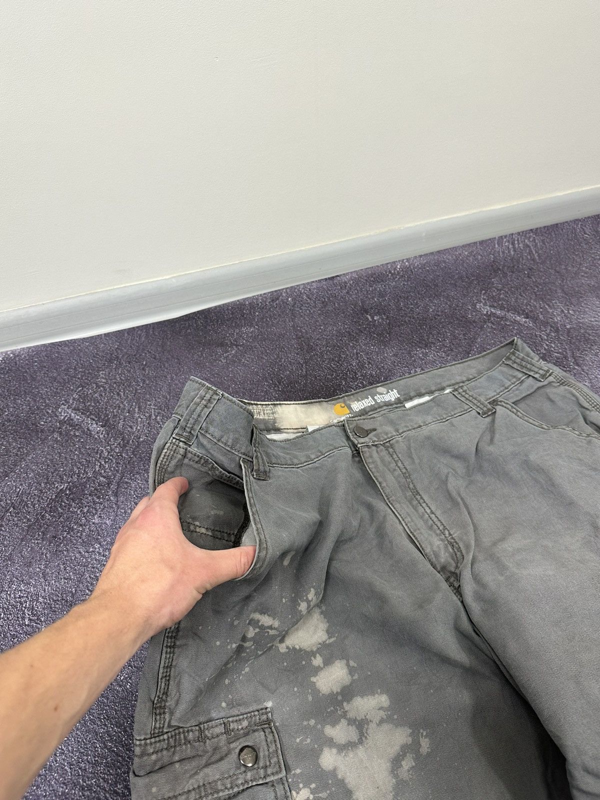 Carhartt Vintage Carhartt Distressed Baggy Cargo USA Opium Work Pants Size US 40 / EU 56 - 12 Thumbnail