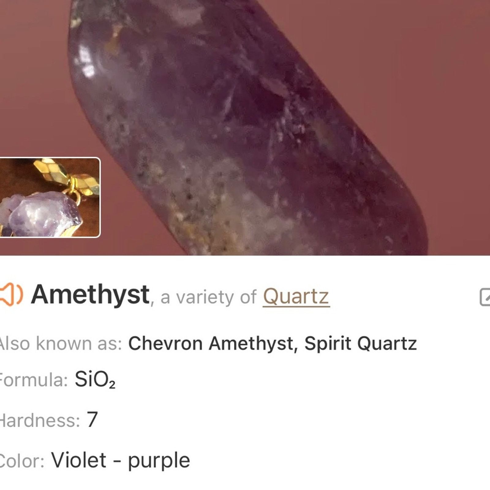 Handmade Handcrafted repurpose kyanite and amethyst Pearl necklace Size ONE SIZE - 13 Thumbnail
