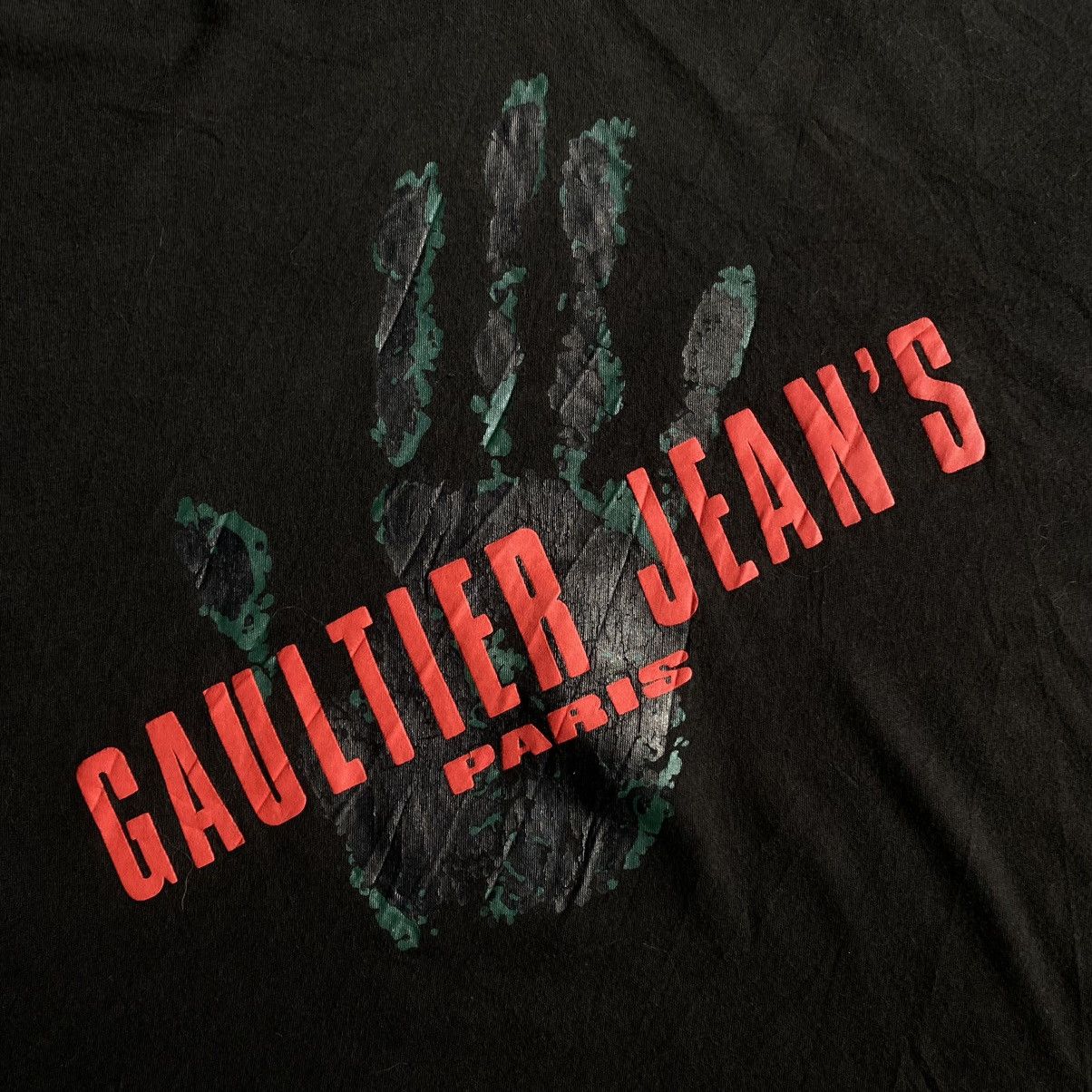 Jean Paul Gaultier Gaultier Hand Print Mock Neck L/S Size US M / EU 48-50 / 2 - 4 Thumbnail