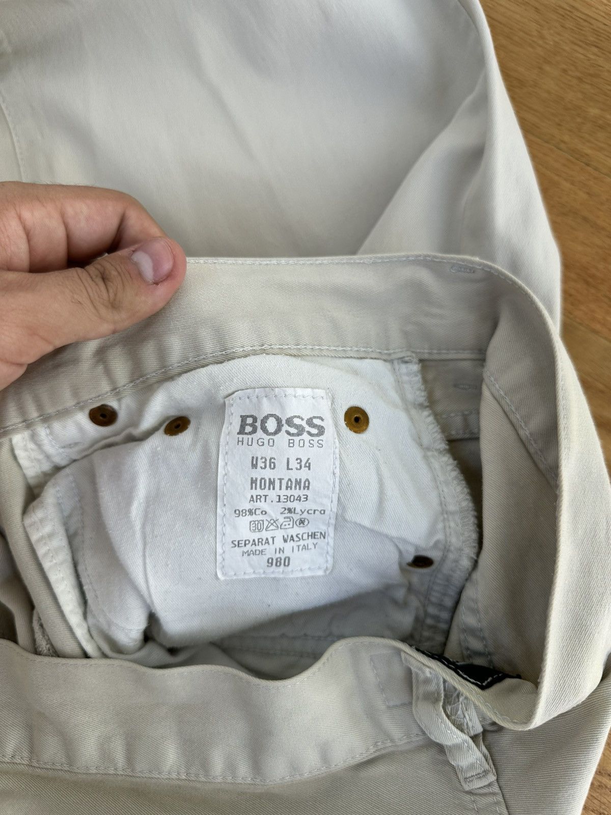 Hugo Boss Made in Italy Hugo Boss Classic Pants Baggy Fit Size US 36 / EU 52 - 11 Thumbnail