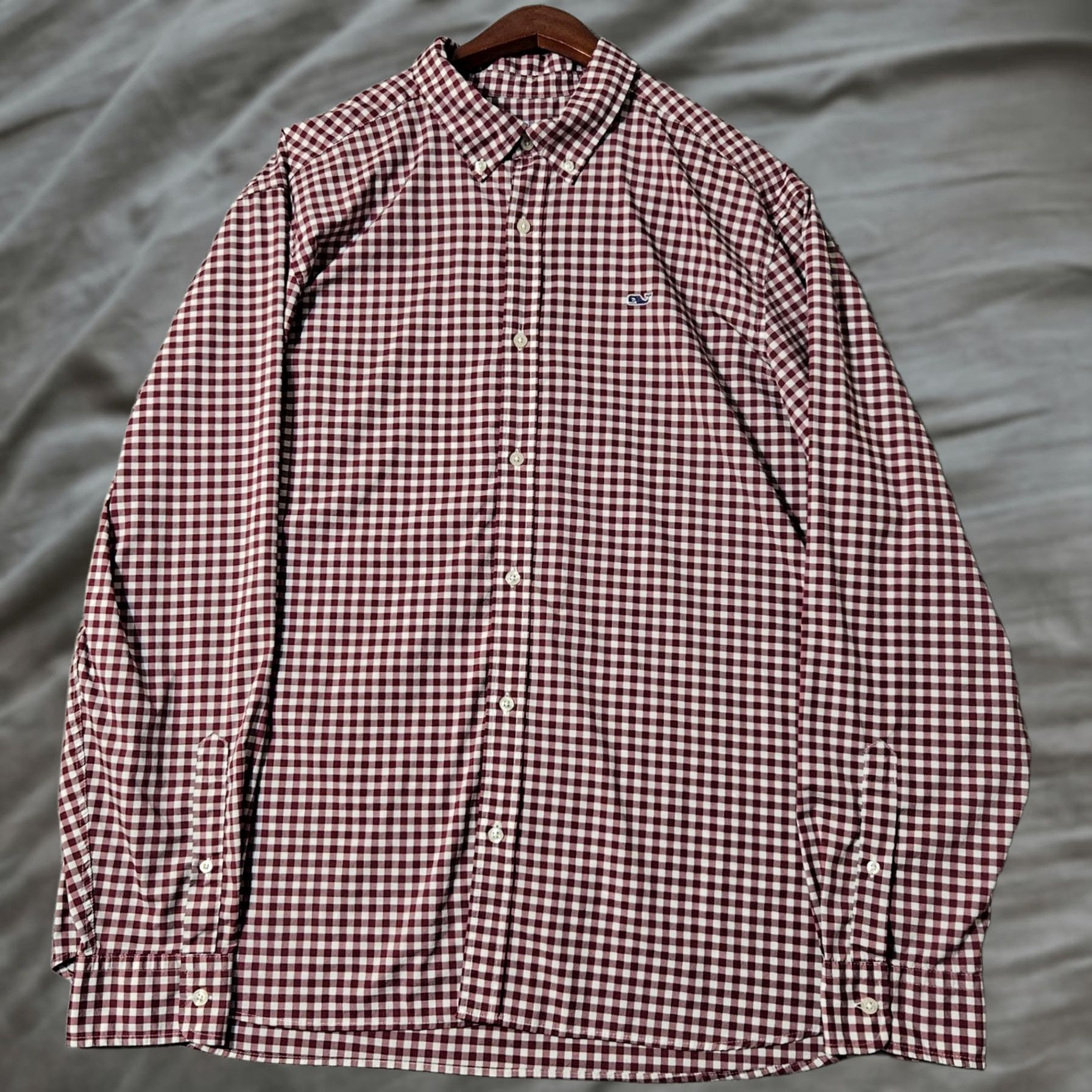 Vineyard Vines Vineyard Vines Mens XL Red Plaid Performance Stretch Classic Fit Whale Shirt Long Sleeve Size US XL / EU 56 / 4 - 1 Thumbnail
