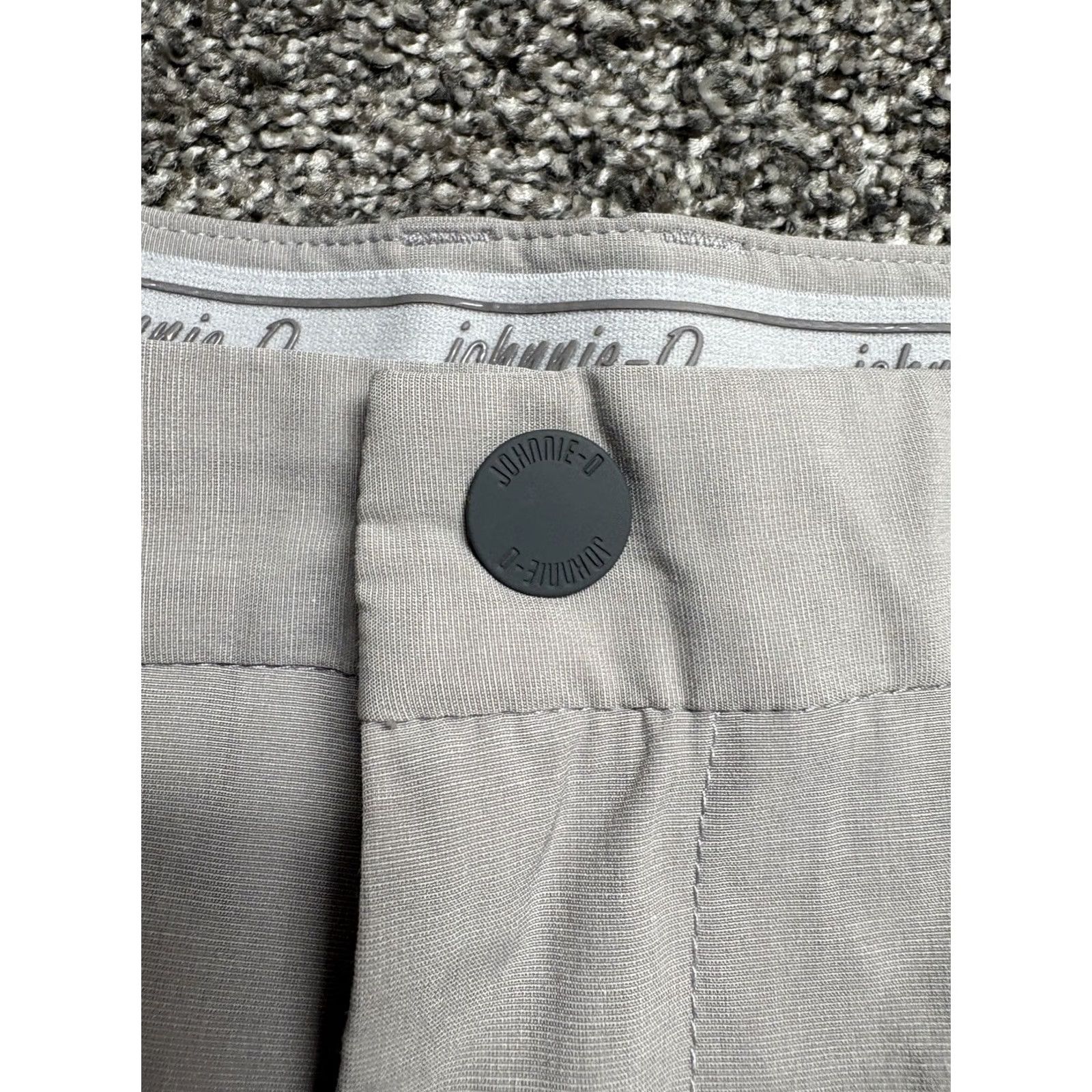 johnnie-O VINTAGE Johnnie-O Mens Calcutta Prep-Formance Shorts Mens 40 Khaki Beige Golf Summer (Move to Adults) Size US 40 / EU 56 - 3 Thumbnail