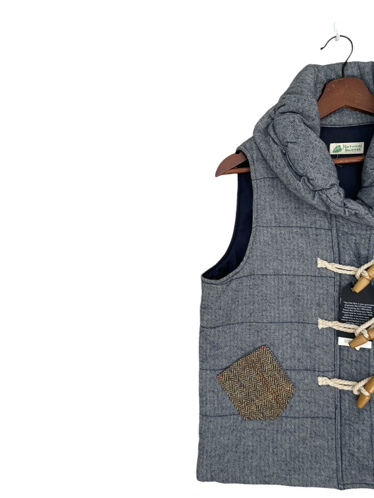 Harris Tweed Vintage Harris Tweed Natural Palette Puffer Vest 2000s Size US L / EU 52-54 / 3 - 5 Thumbnail