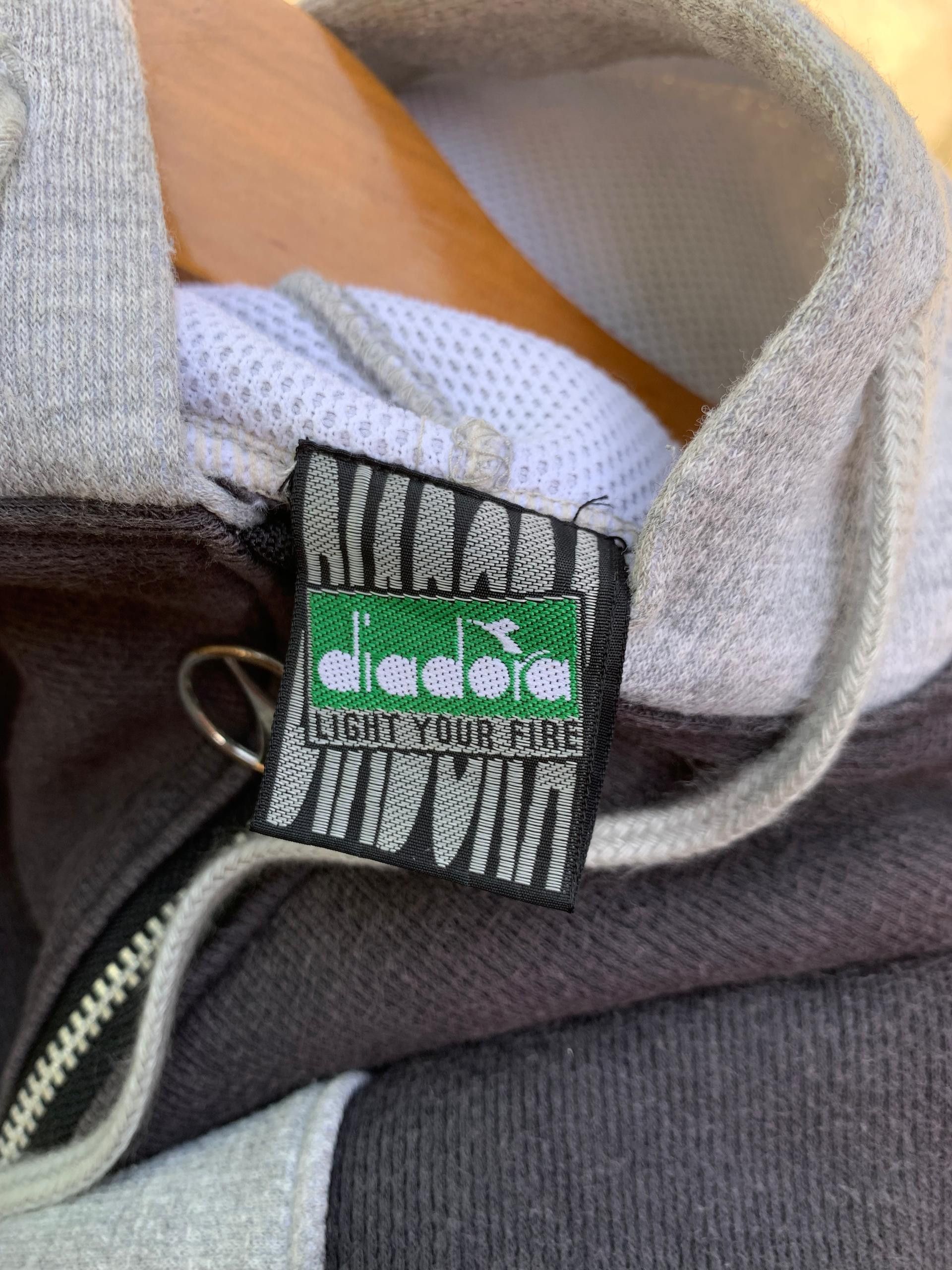Diadora Vintage Diadora Light Your Fire Hoodie Jacket Size US M / EU 48-50 / 2 - 6 Thumbnail