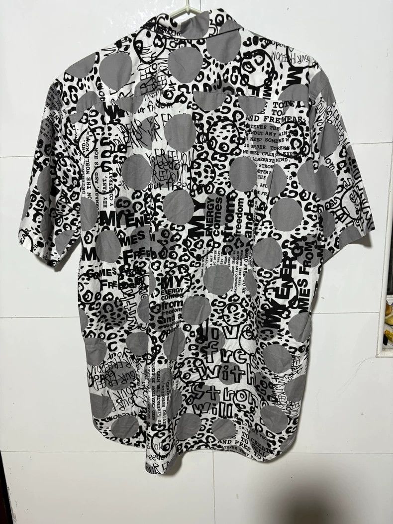 Comme des Garcons Comme Des Garcons Black and white color matching printed w Size US M / EU 48-50 / 2 - 2 Thumbnail