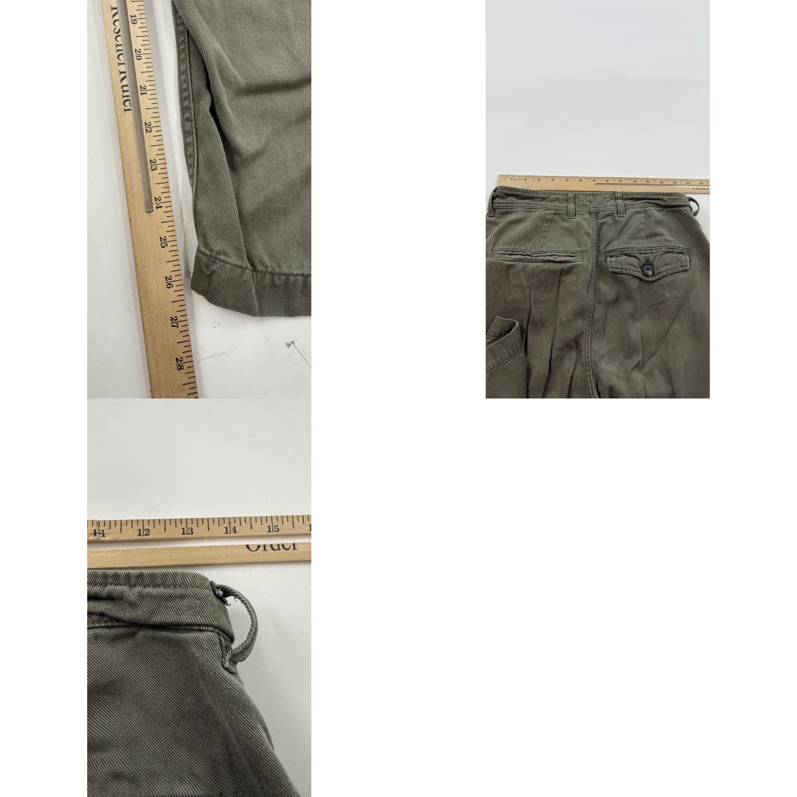 Everlane Everlane Pants Womens 2 Olive Green Tencel Lyocell Utility Soft Tapered Workwear Size 26" / US 2 / IT 38 - 8 Thumbnail