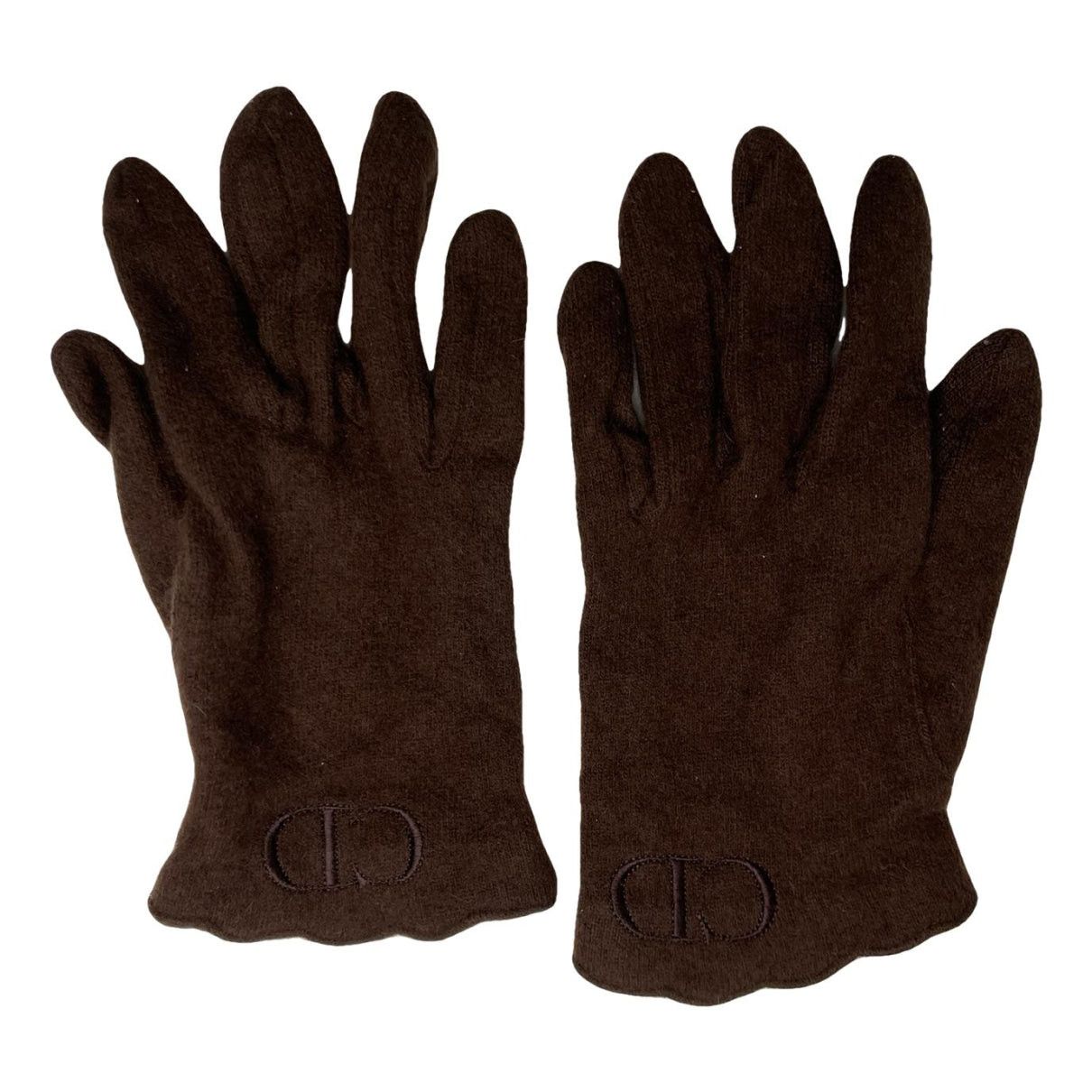 Dior Brown Wool Glove Size ONE SIZE - 1 Thumbnail