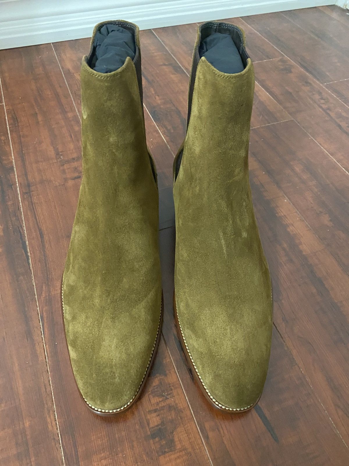 Saint Laurent Paris Saint Laurent Wyatt Chelsea boots in brown suede Size US 9 / EU 42 - 3 Thumbnail