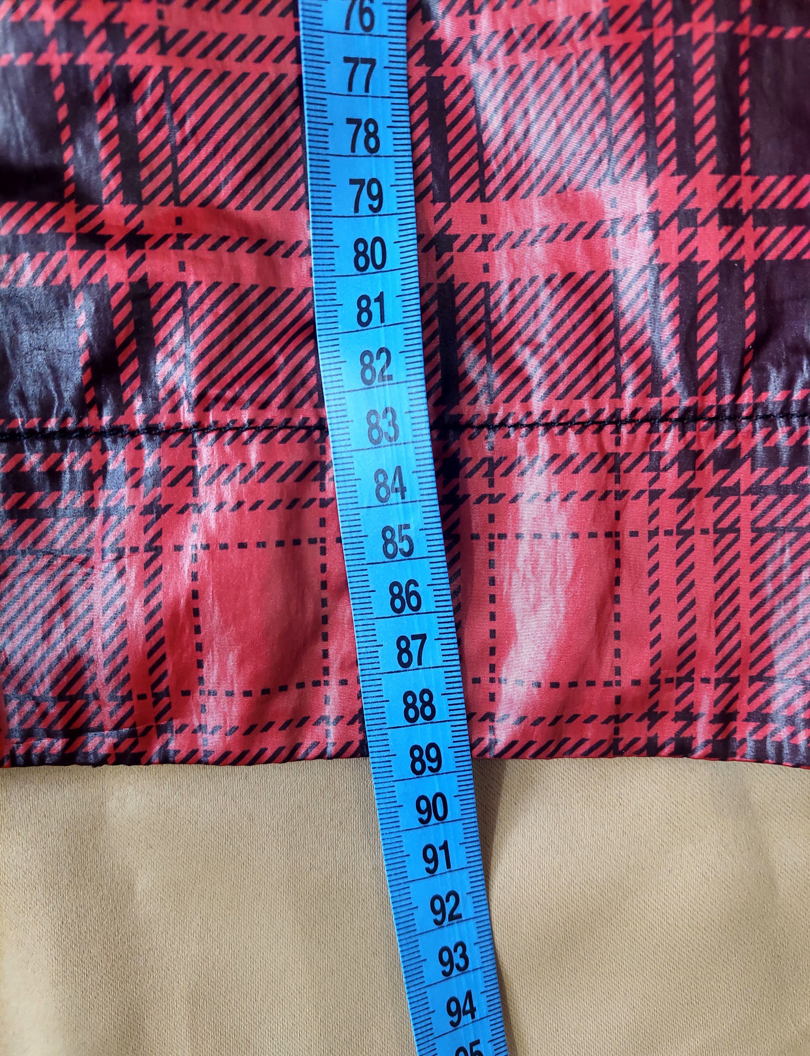 Love Moschino Love Moschino Red Tartan Rain Trench Coat Size IT 40 US 4 Size S / US 4 / IT 40 - 25 Thumbnail