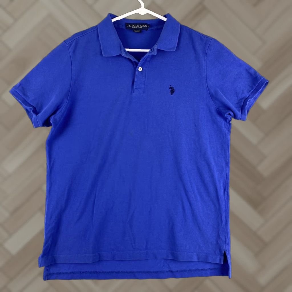 Polo Ralph Lauren Polo Ralph Lauren Men's Blue Short Sleeve Golf Shirt Size L Large/ 42-7 Size US L / EU 52-54 / 3 - 1 Thumbnail