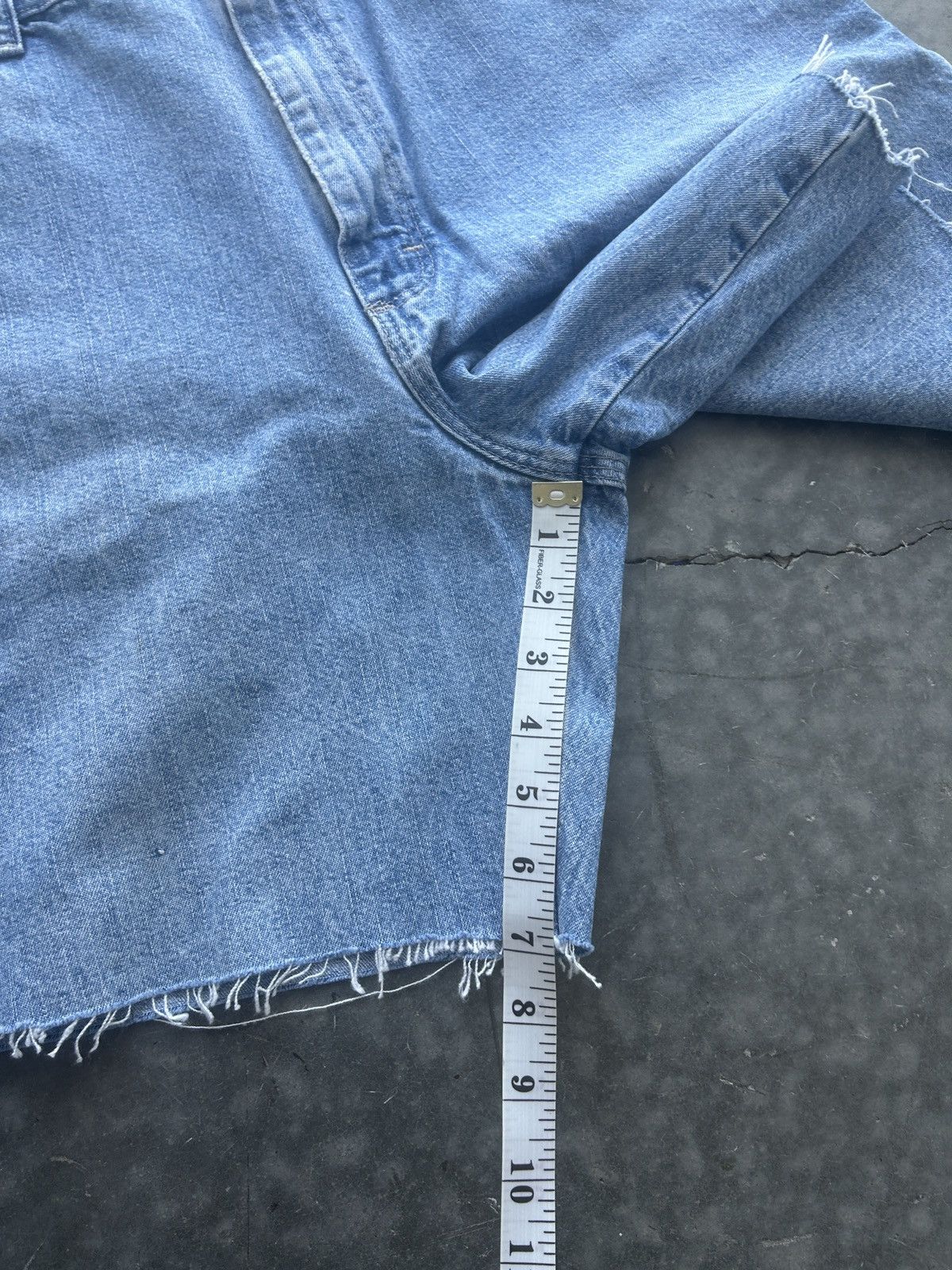 Vintage × Wrangler Vintage Y2K Wrangler Carpenter Jean Shorts Size US 34 / EU 50 - 9 Thumbnail