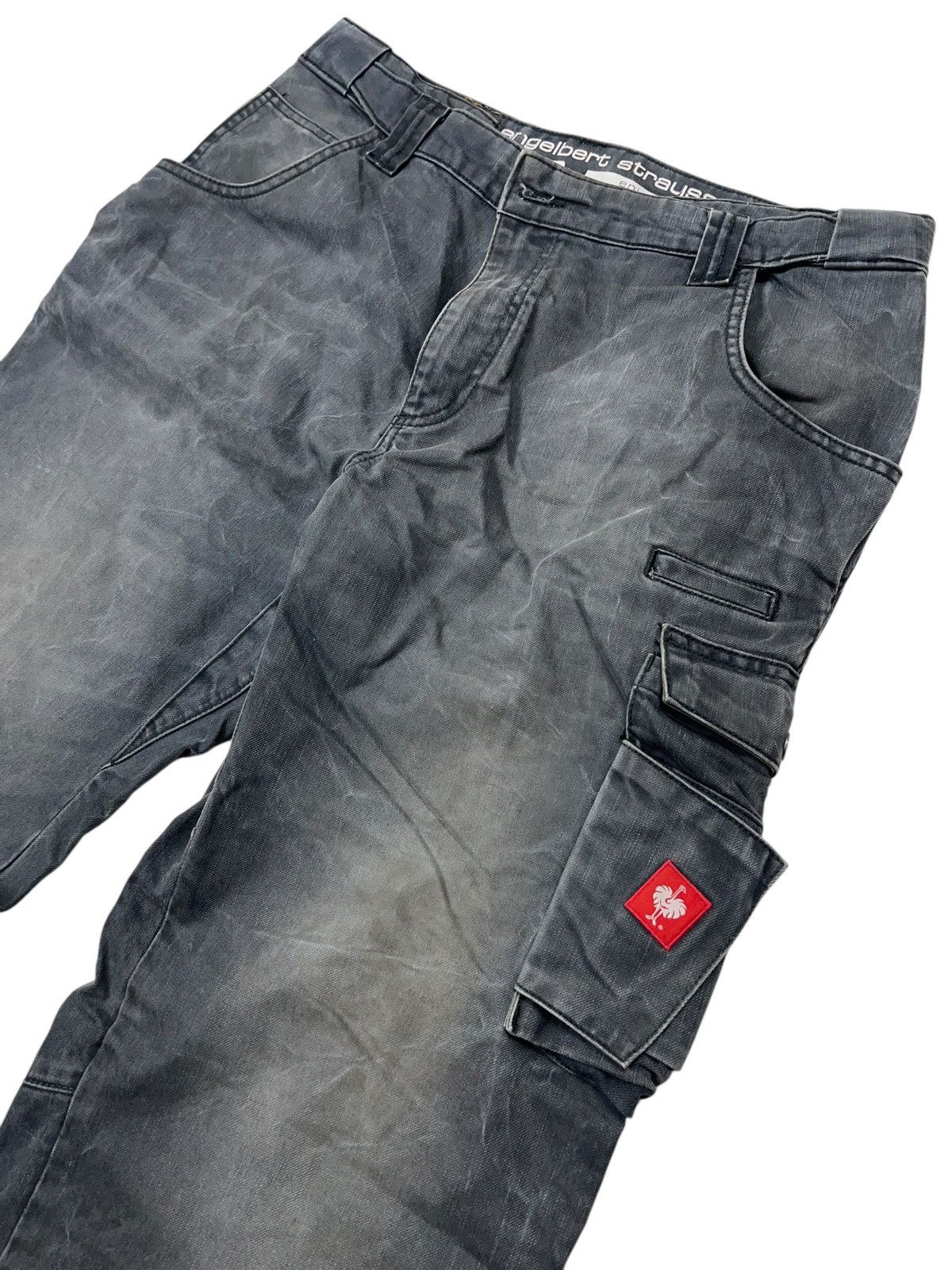 Stewart & Strauss × Vintage Vintage Engelbert Strauss Grey Washed Jeans Multi Pocket Size US 38 / EU 54 - 5 Thumbnail