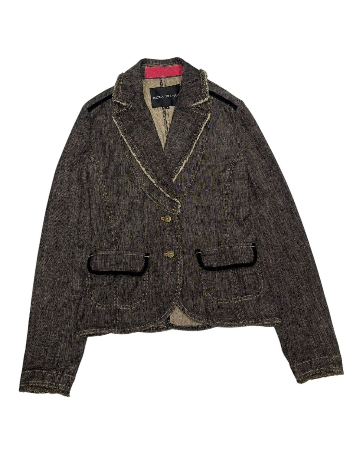 If Six Was Nine × Japanese Brand VINTAGE BUONA GIORNATA CROPPED PATTERN JACKET Size S / US 4 / IT 40 - 12 Thumbnail
