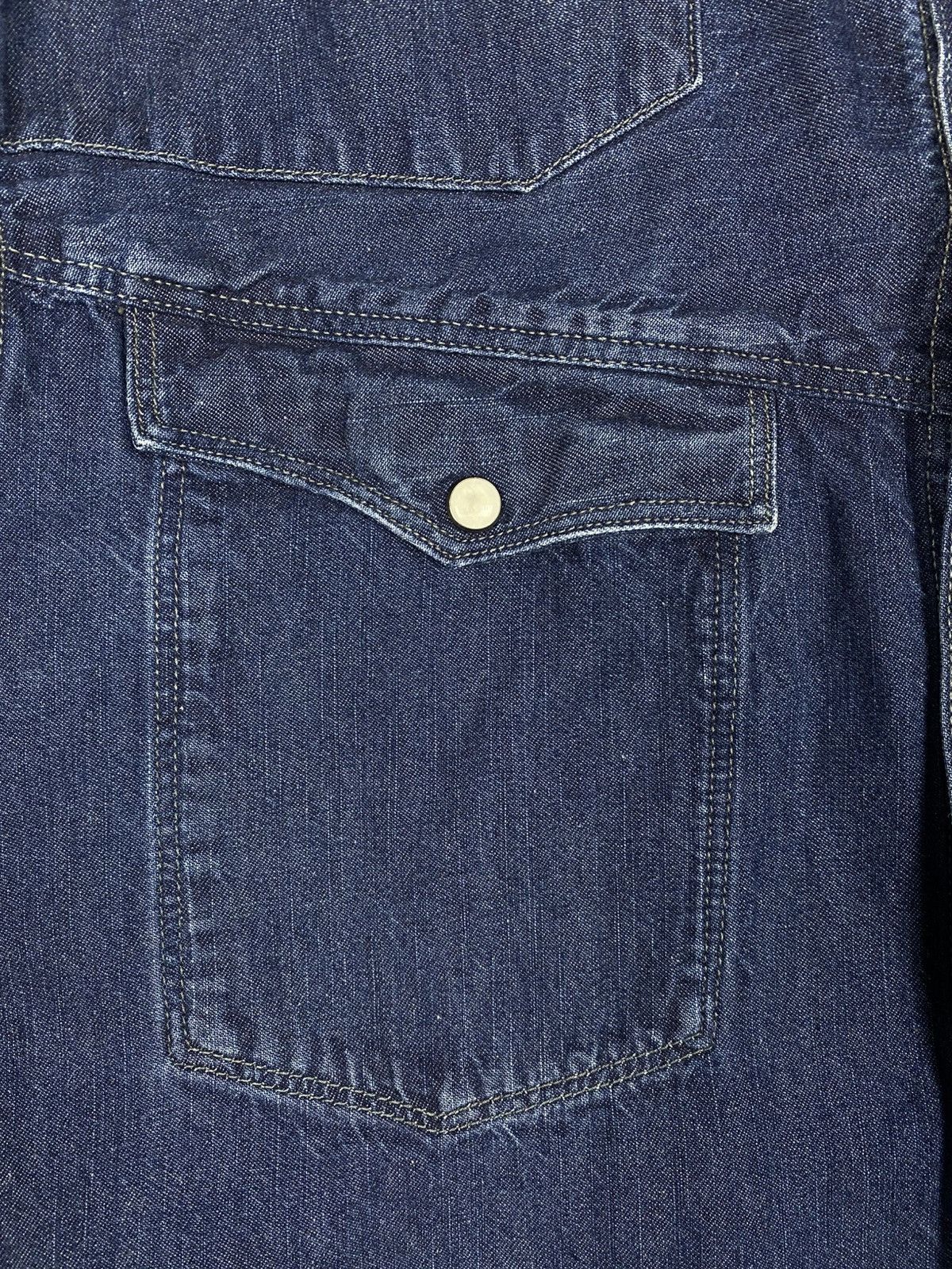 G-Star G-Star RAW Denim Western Shirt Blue Snap Button Tailor Shirt Size US XL / EU 56 / 4 - 6 Thumbnail