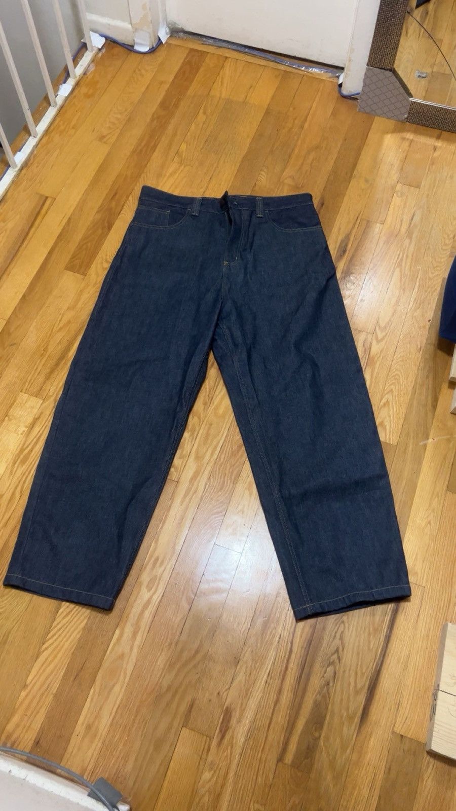 Carhartt Carhartt WIP Brandon Jeans - Rigid Raw Indigo Denim Size US 34 / EU 50 - 3 Thumbnail