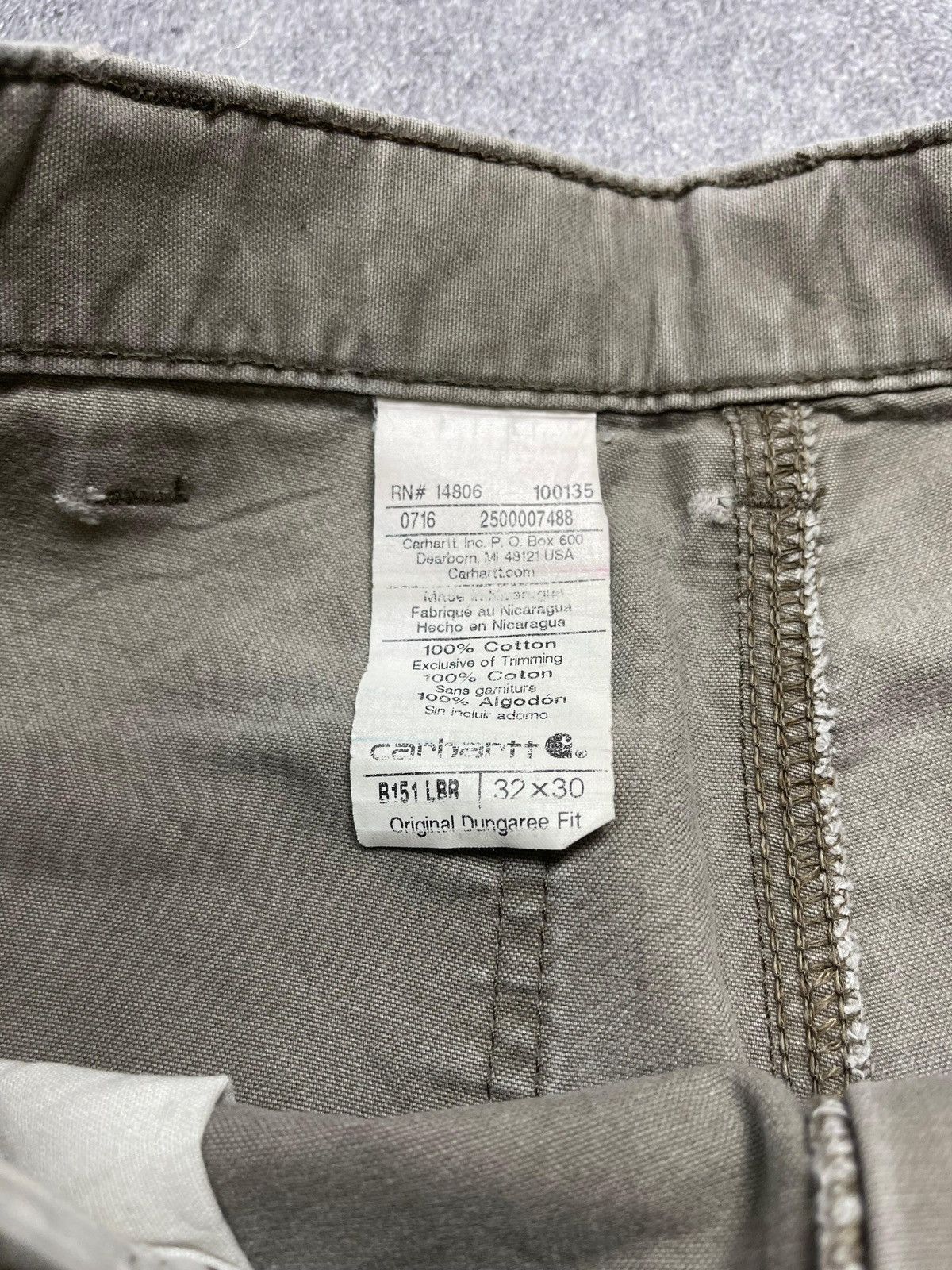 Carhartt Vintage Carhartt Carphenter B151 LBR Size US 32 / EU 48 - 3 Thumbnail