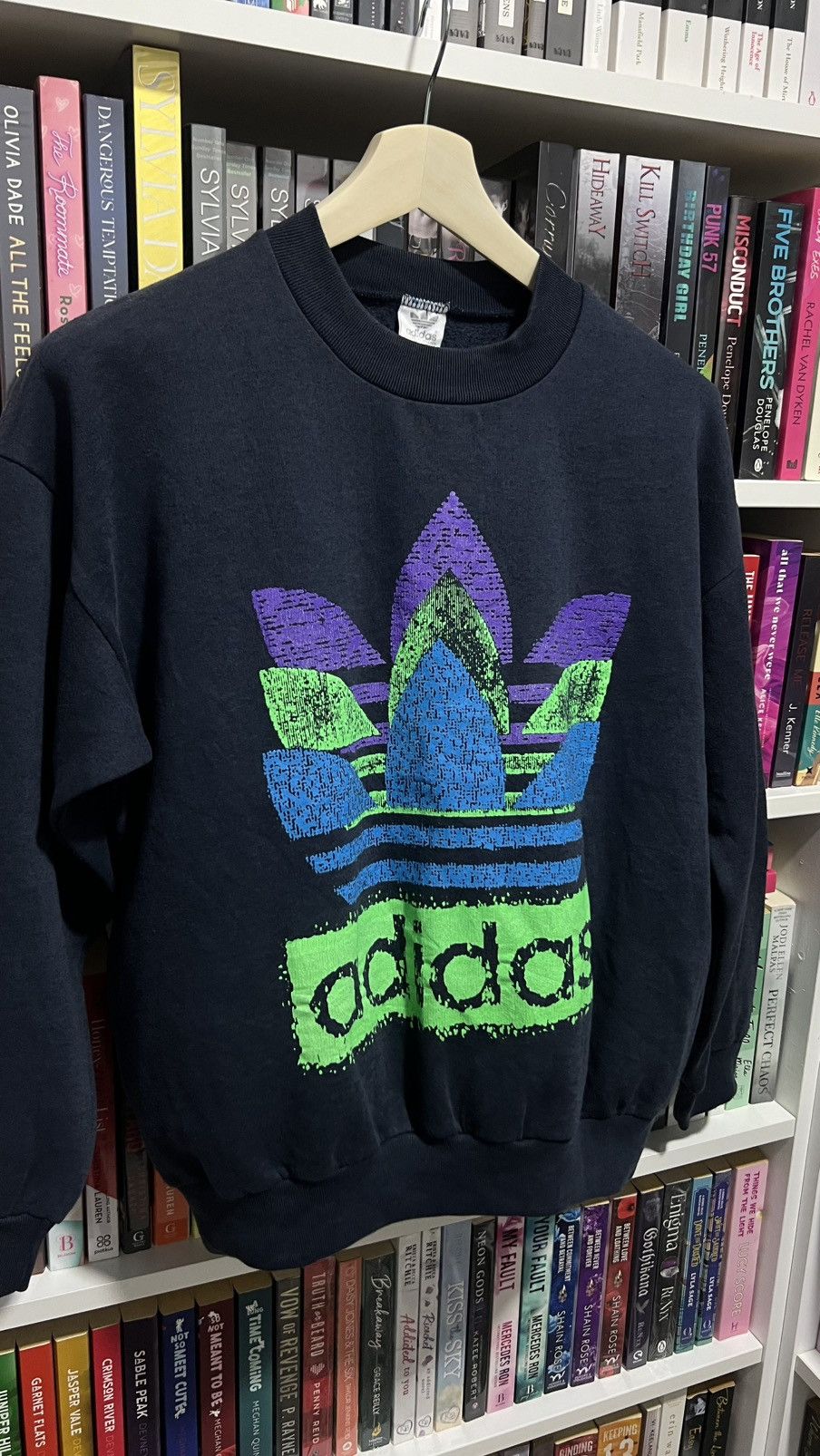 Adidas Vintage Adidas Trefoil Jumper Size US S / EU 44-46 / 1 - 2 Thumbnail