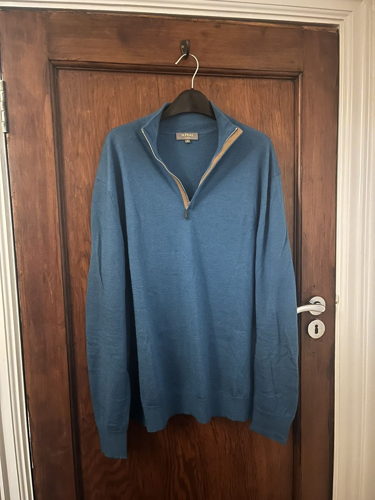 N.Peal N peal light blue quarter zip size xl Size US XL / EU 56 / 4 - 1 Thumbnail