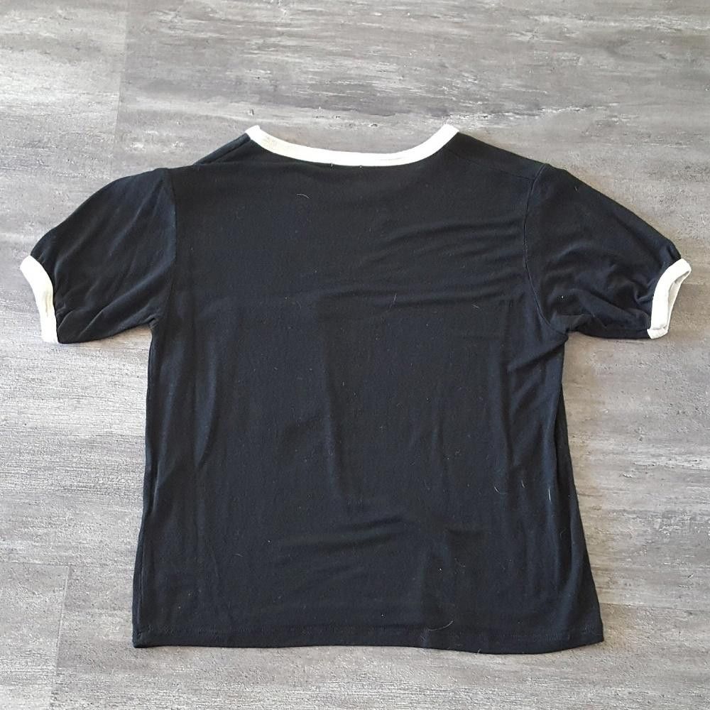 Designer Black White Pocket Detailed Melville Sleeve Size ONE SIZE - 2 Thumbnail