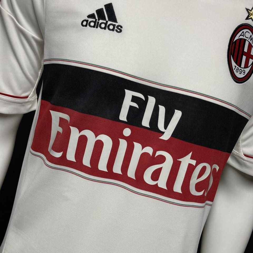 Adidas Soccer Jersey AC Milan 2012-13 Away Adidas X23688 Size US S / EU 44-46 / 1 - 5 Thumbnail