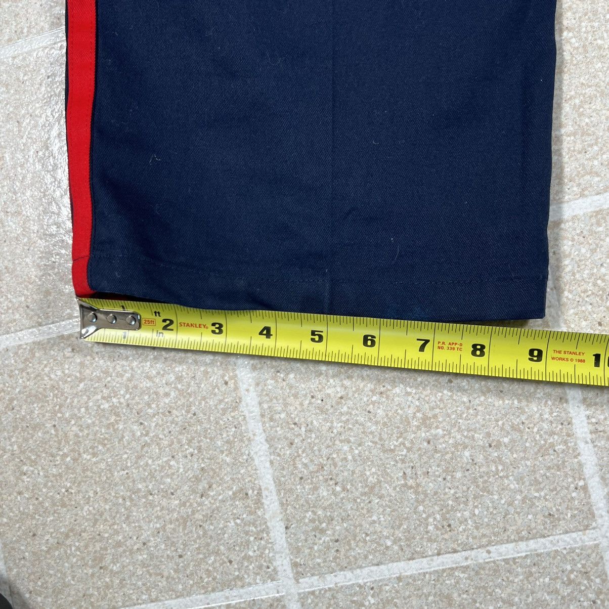 Adidas Vintage Adidas Pants sz XL Blue Red Stripe Track Made in USA Size US 28 / EU 44 - 9 Thumbnail