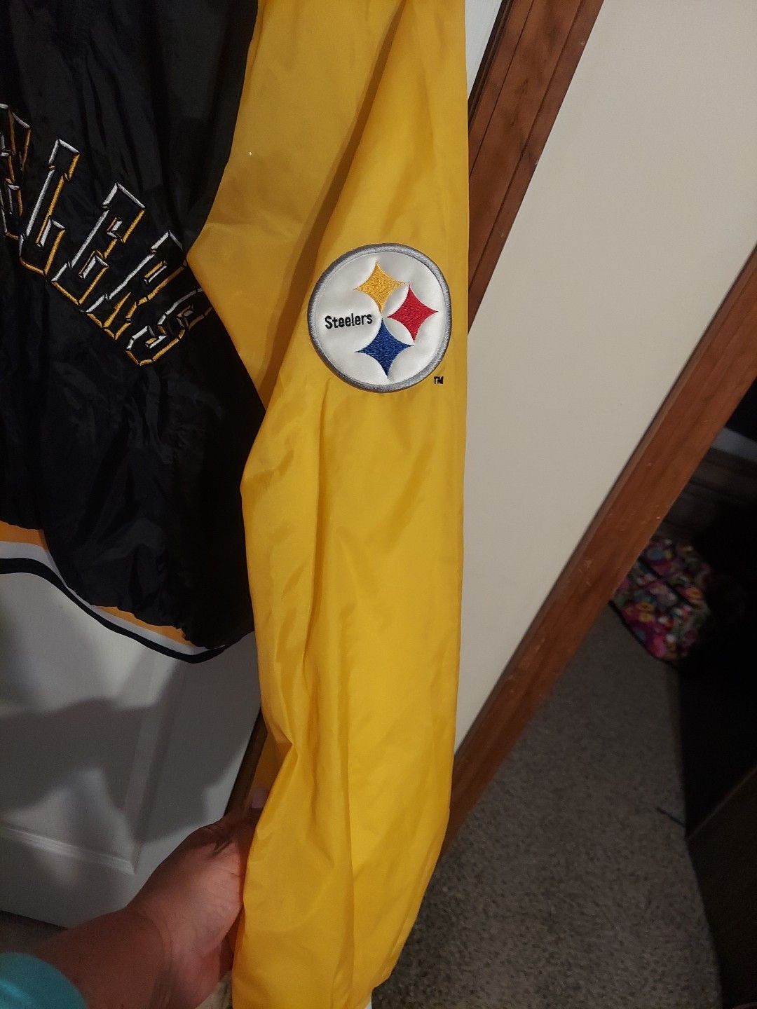 Chalk Line Vintage CHALK LINE Pittsburgh Steelers NFL Pullover Jacket Size US L / EU 52-54 / 3 - 8 Thumbnail
