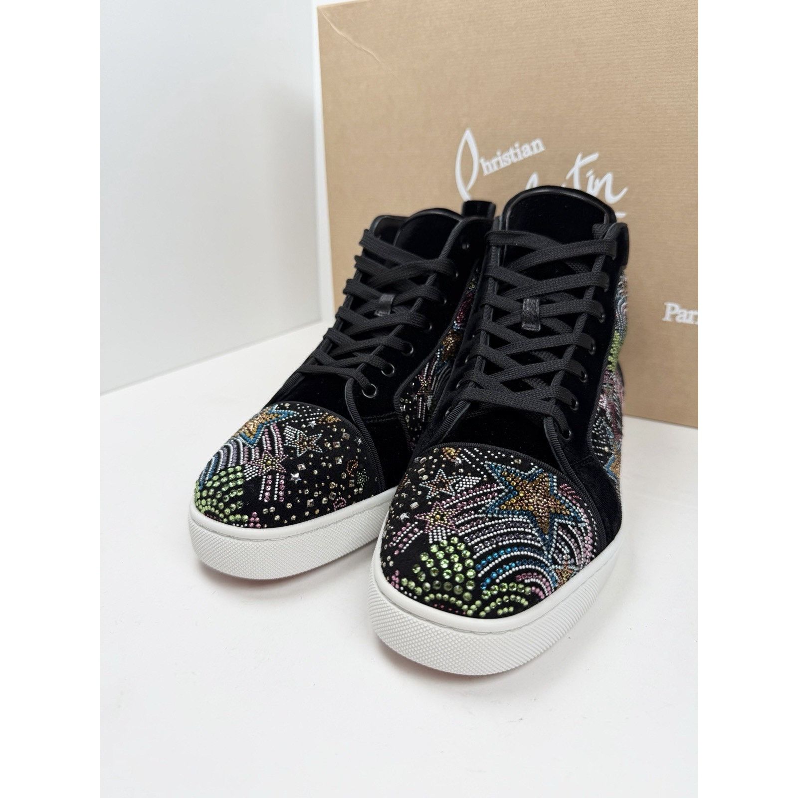 Christian Louboutin Size 8US - Christian Louboutin Crystal Strass NEW Size US 8 / EU 41 - 5 Thumbnail