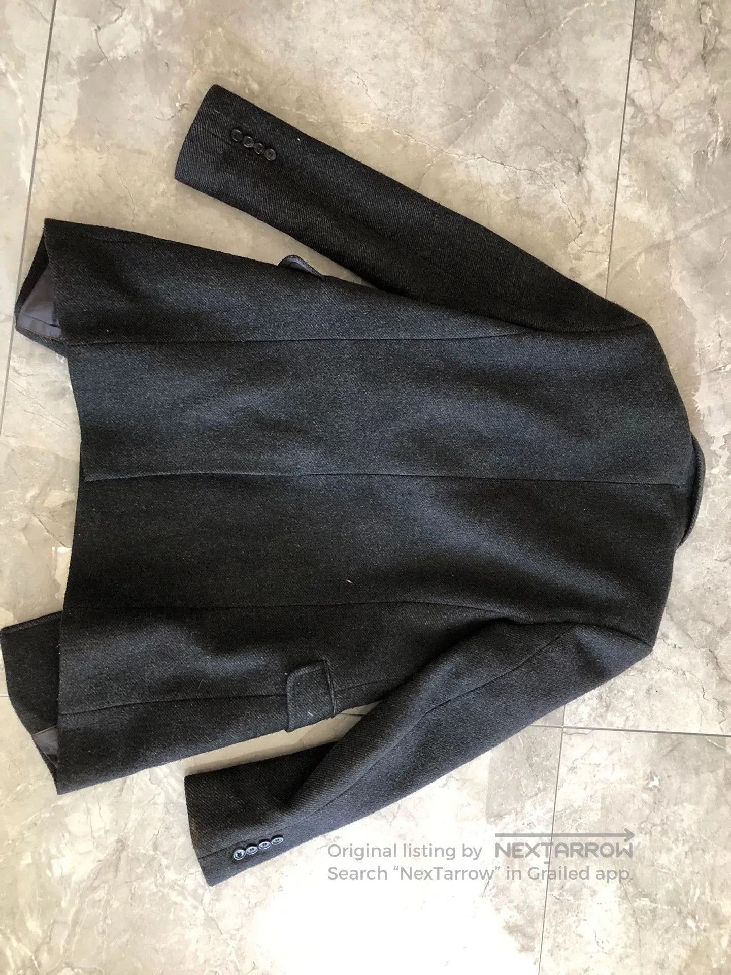 Japanese Brand GoldGoose Men's Thick Wool Coat. Size US M / EU 48-50 / 2 - 2 Thumbnail