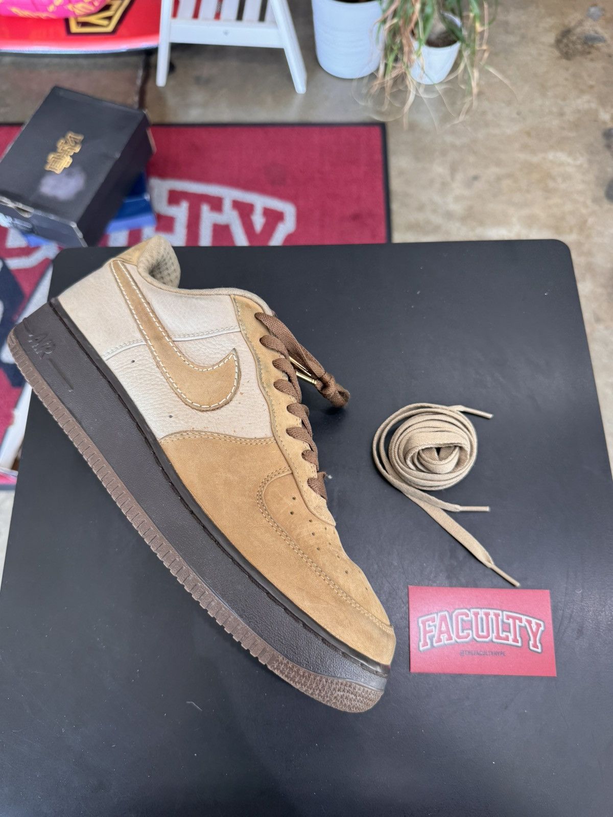 Nike Nike Air Force 1 Low Tweed Light Bone Size 12 Size US 12 / EU 45 - 10 Thumbnail