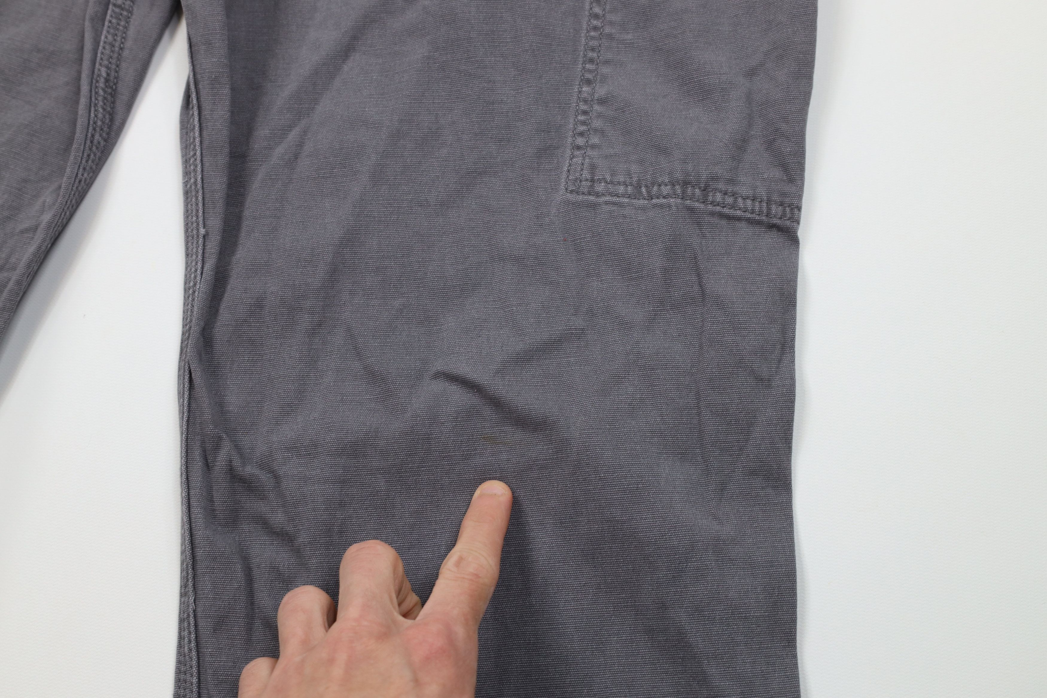 Carhartt Vintage Y2K Carhartt Wide Leg Canvas Dungaree Pants Gray Size US 36 / EU 52 - 12 Thumbnail