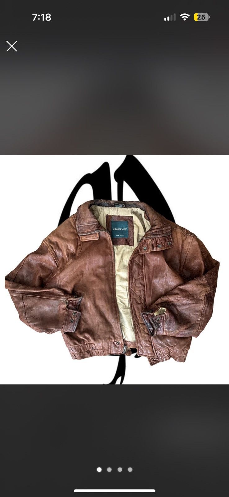 Andrew Marc Vintage Andrew Marc Leather Jacket Size US L / EU 52-54 / 3 - 1 Thumbnail
