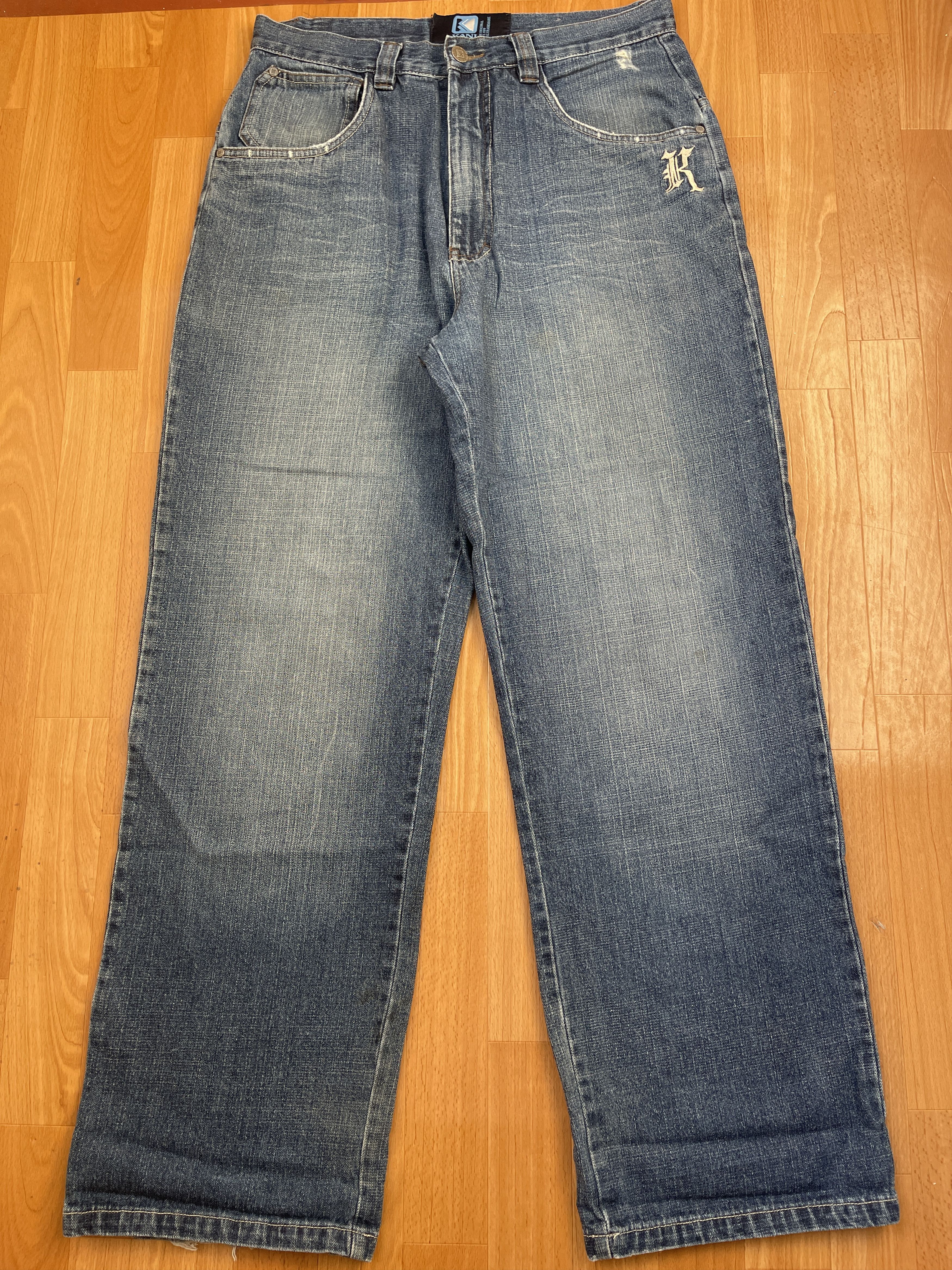 Karl Kani KARL KANI jeans, baggy, vintage Kani jeans, 90s hip hop W 32 Size US 32 / EU 48 - 2 Thumbnail