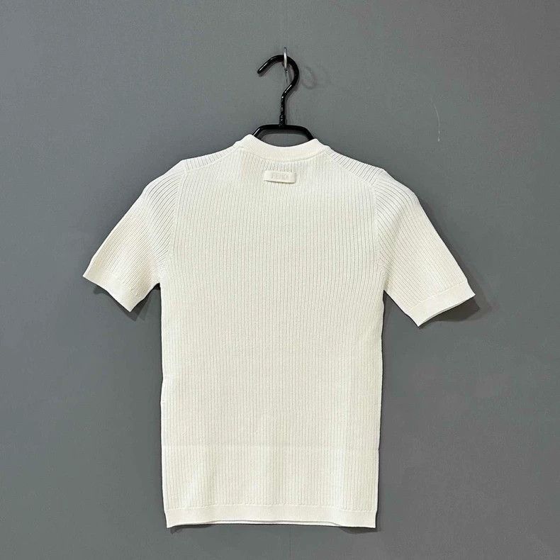 Fendi Fendi Short Sleeve Knitted Top with Logo Size S / US 4 / IT 40 - 3 Thumbnail