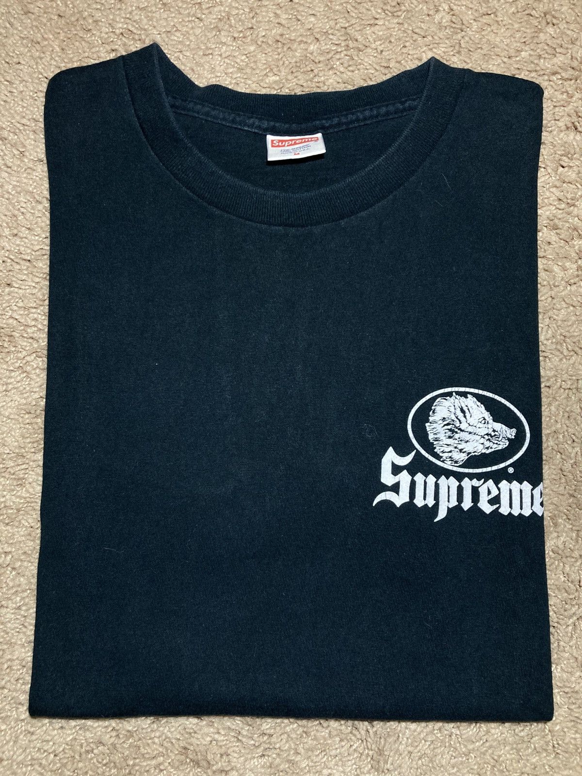 Supreme 2005 Supreme Only The Strong Boar Head Pig Pork Gang 2000s Size US M / EU 48-50 / 2 - 1 Thumbnail