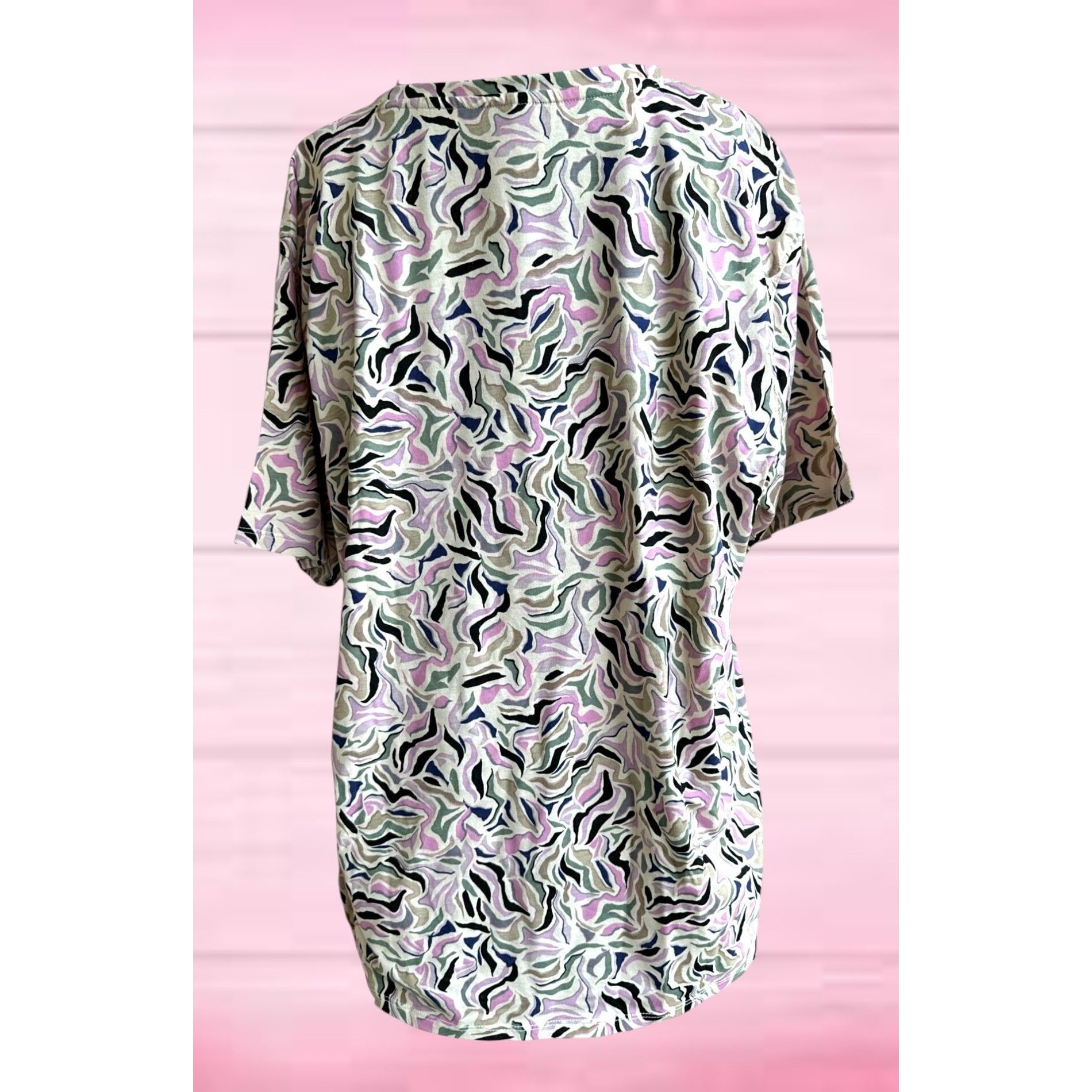 Other NWT Kinesis Printed Short Sleeve Ruched Side Tee Top XL - M Size XL / US 12-14 / IT 48-50 - 8 Thumbnail