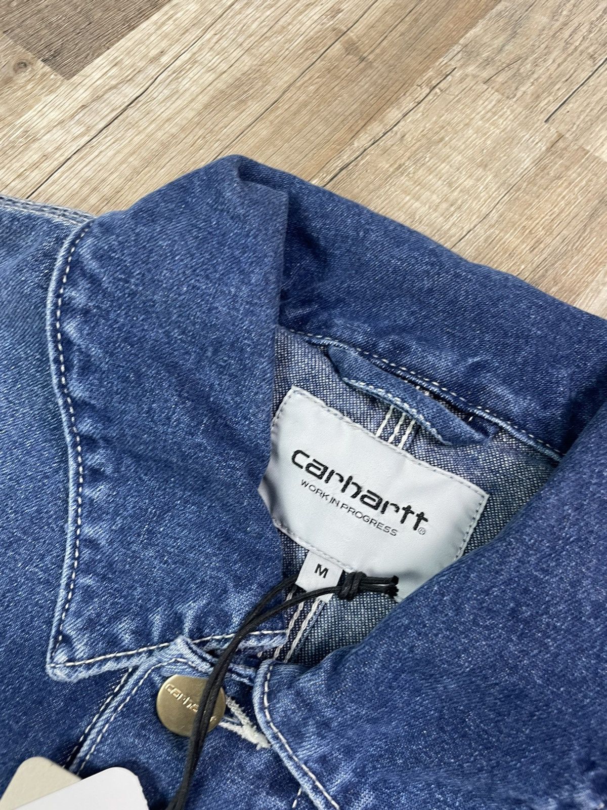 Carhartt BRAND NEW Carhartt Denim Jeans Michigan Chore Coat Jacket Size US S / EU 44-46 / 1 - 4 Thumbnail