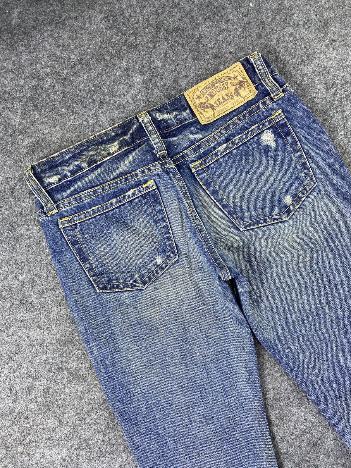 Japanese Brand × MOUSSY Moussy Distressed Flare Blue Wash Jeans- J1106 Size 27" / US 4 / IT 40 - 9 Thumbnail