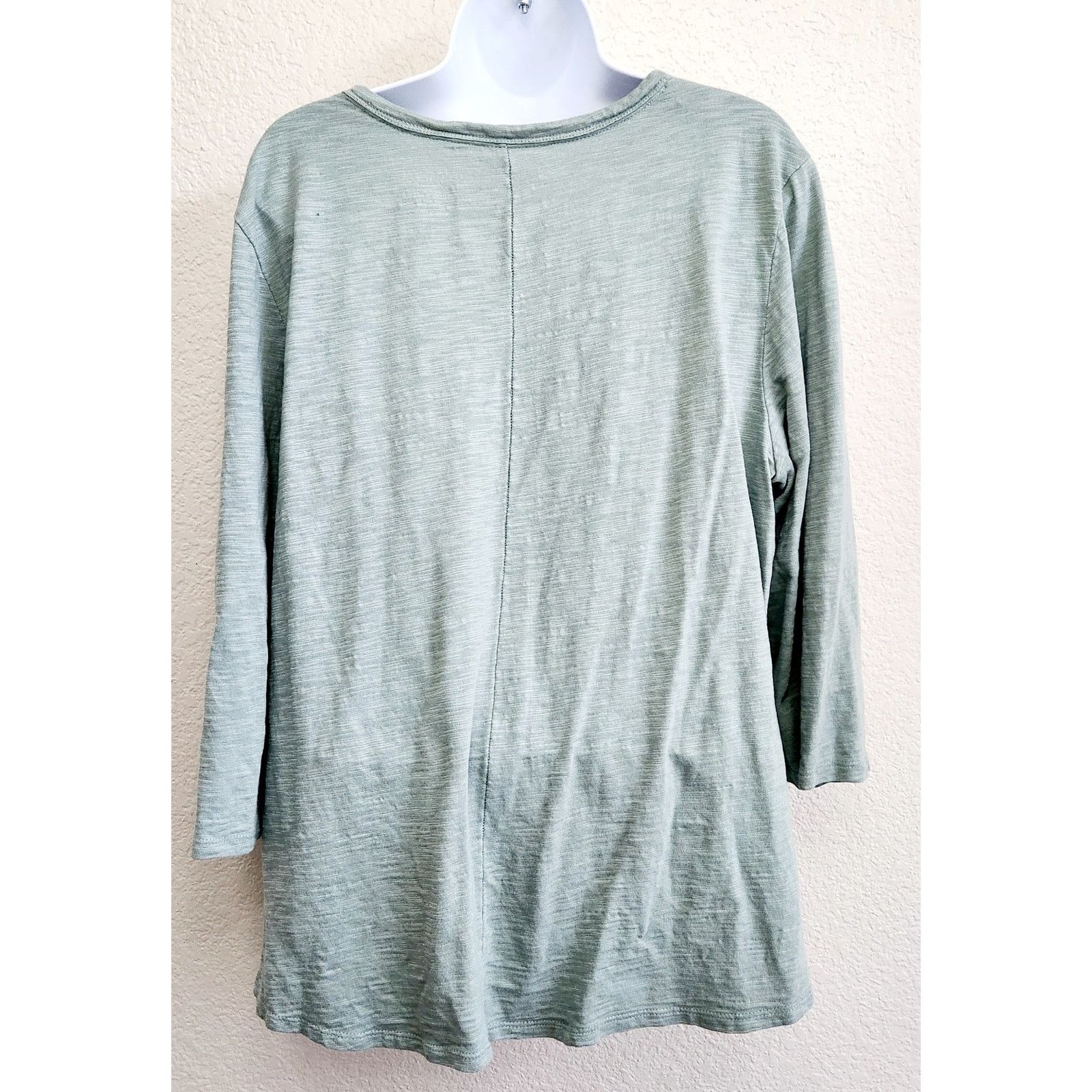 Other Chico's Green Heathered Ultimate Tee Top 3 XL Lightweight Size XL / US 12-14 / IT 48-50 - 3 Thumbnail