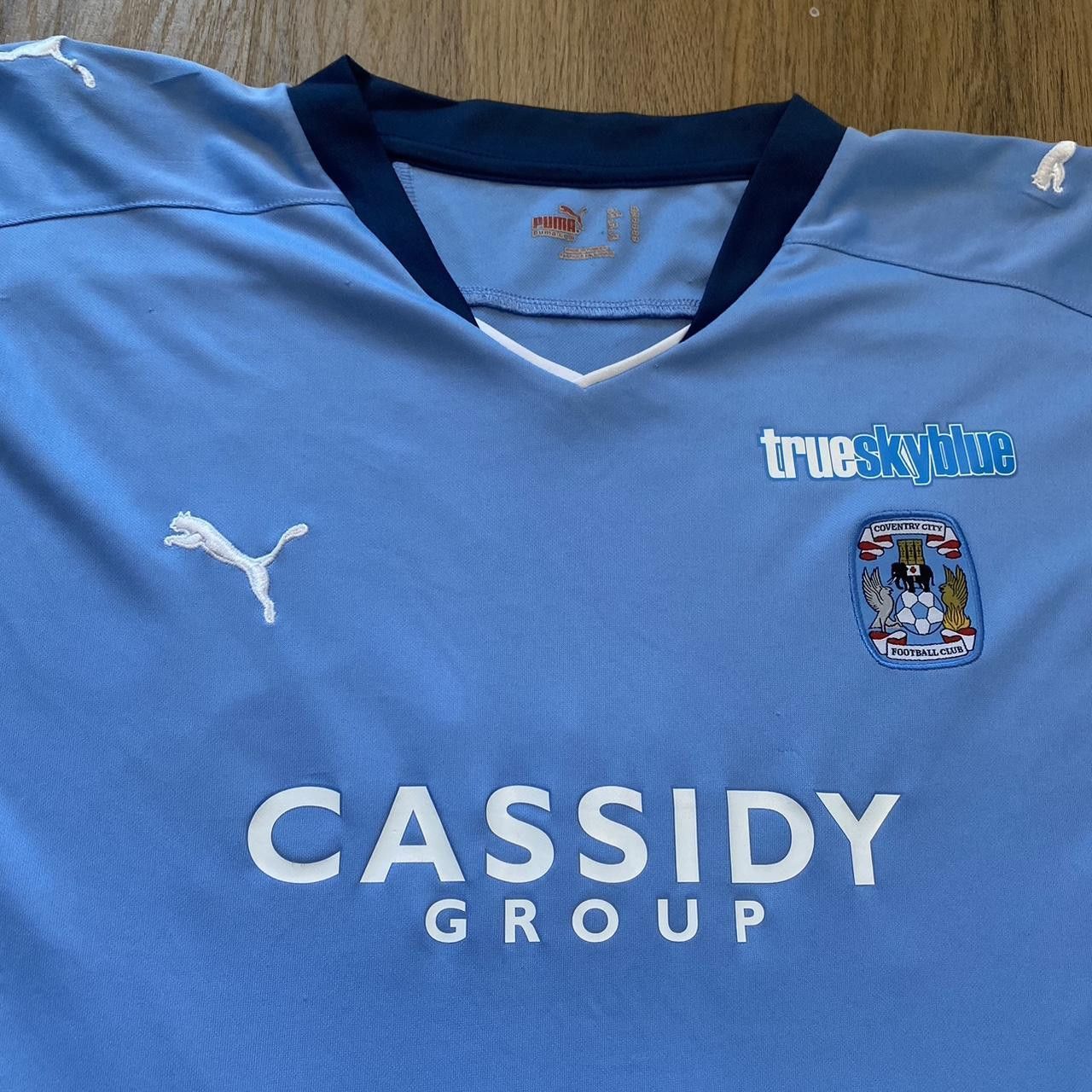 Puma 2010-11 Coventry Puma Match Worn Shirt Gunnarsson Size US S / EU 44-46 / 1 - 4 Thumbnail