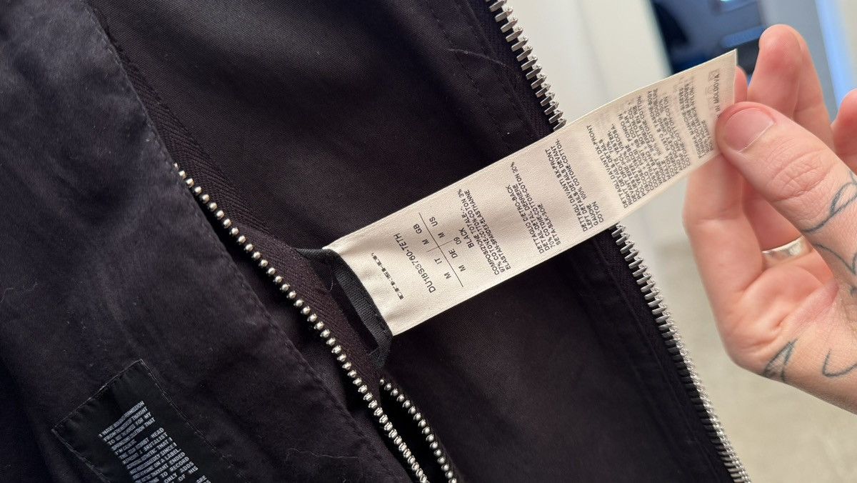 Rick Owens Drkshdw Rick Owens DRKSHDW Bomber Flight Jacket Waxed Size US M / EU 48-50 / 2 - 7 Thumbnail