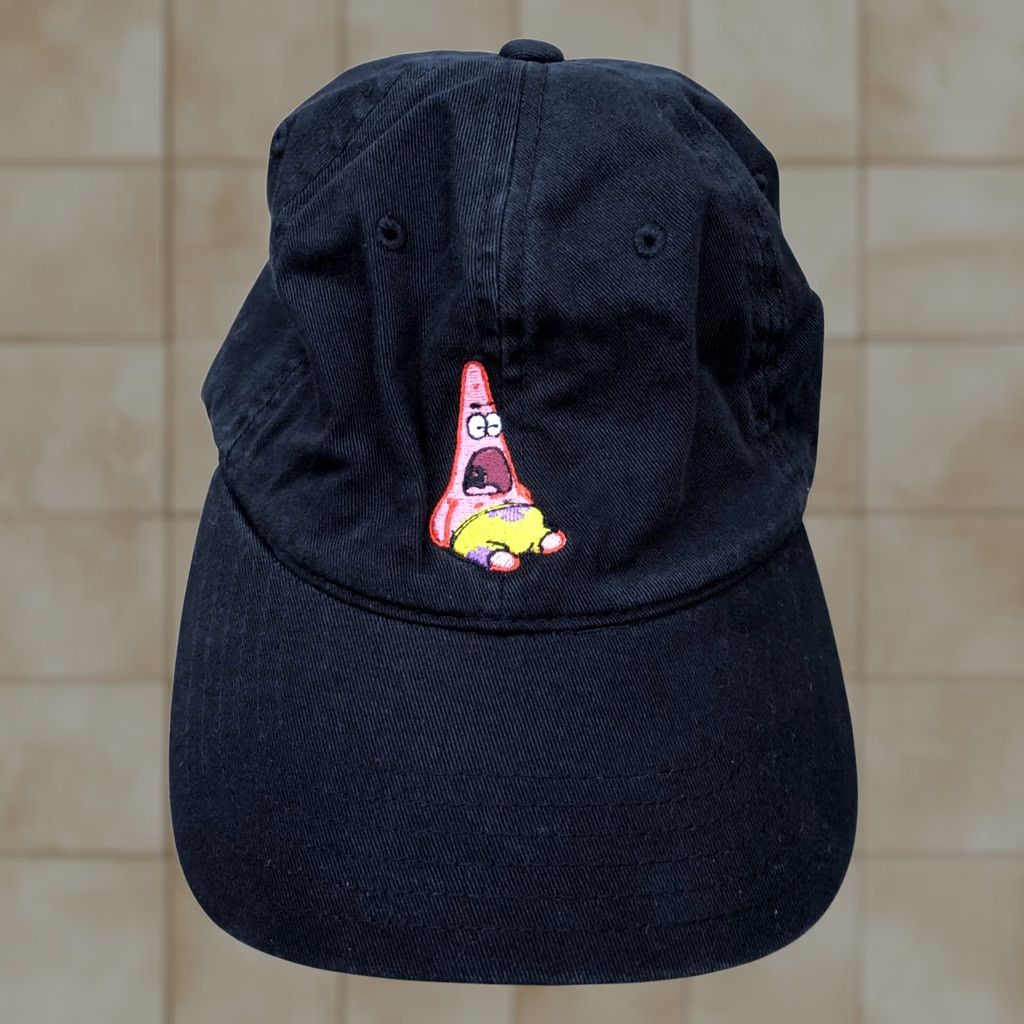 Nickelodeon NICKELODEON SPONGE BOB SQUARE PANTS Patrick Star Dad Baseball Hat Cap Mens Black Size US 35 - 1 Thumbnail