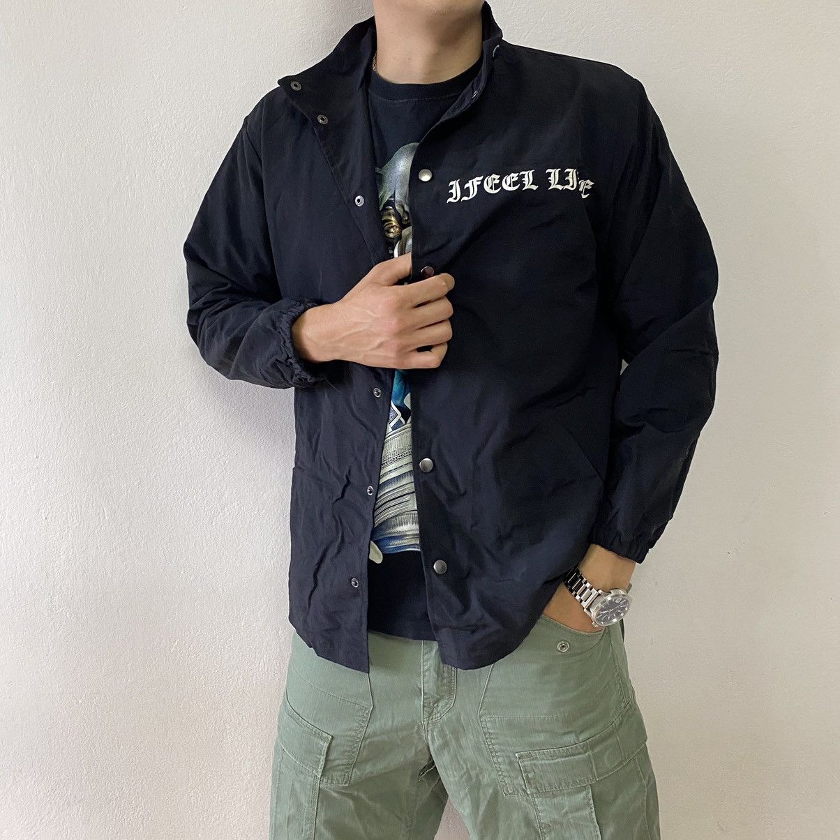 Japanese Brand Rap Jacket y2k SK8 Size US S / EU 44-46 / 1 - 2 Thumbnail